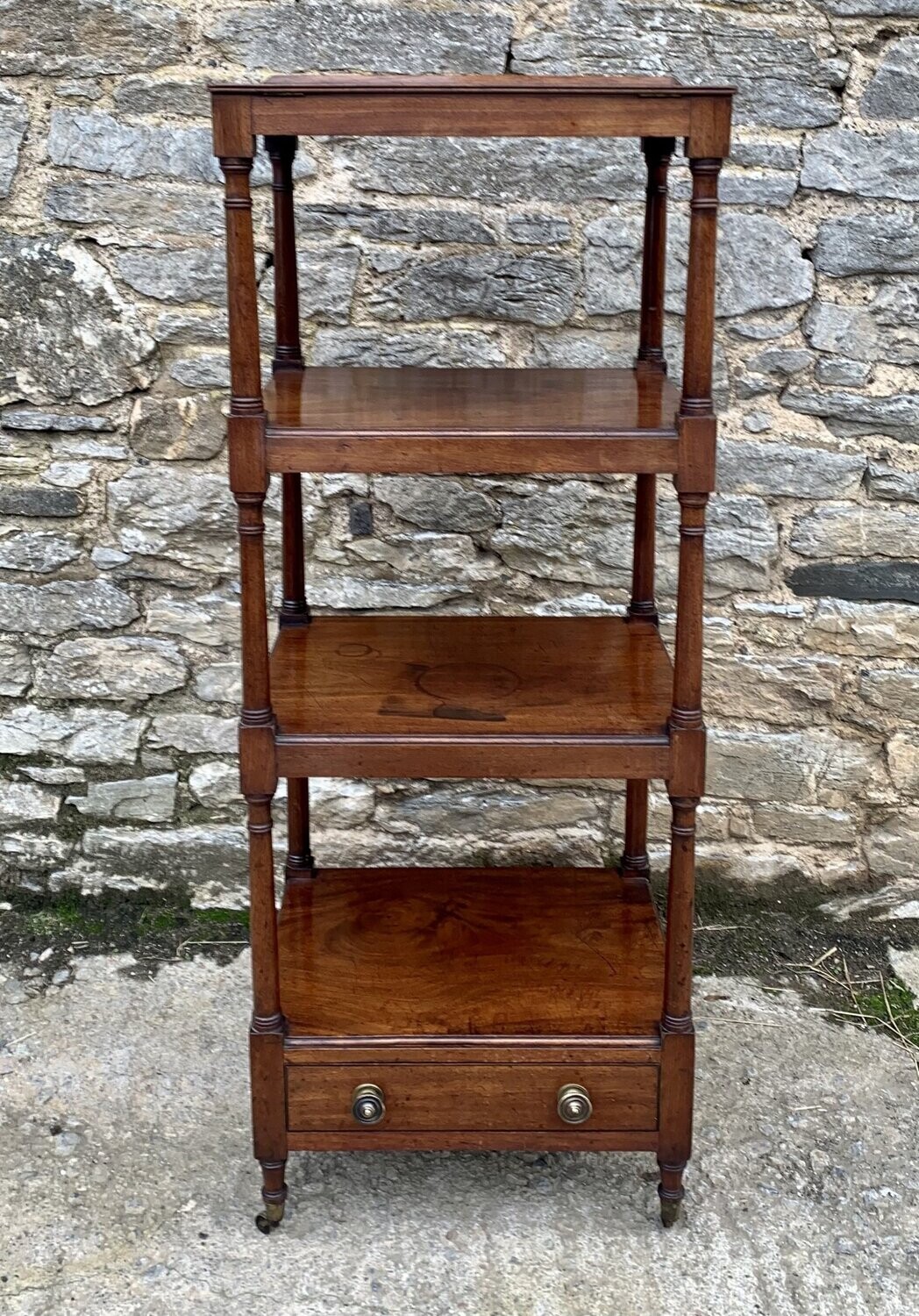 George III Mahogany Whatnot