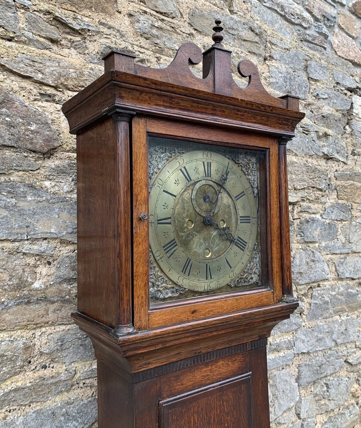 ​Early 18th Century Oak Longcase Clock