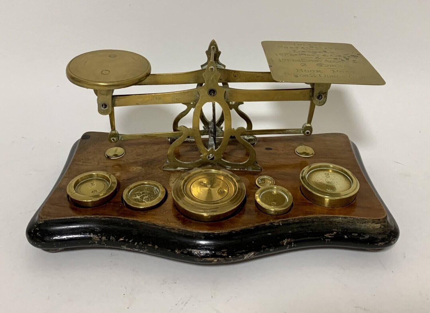 Antique Brass Postal Letter Scales