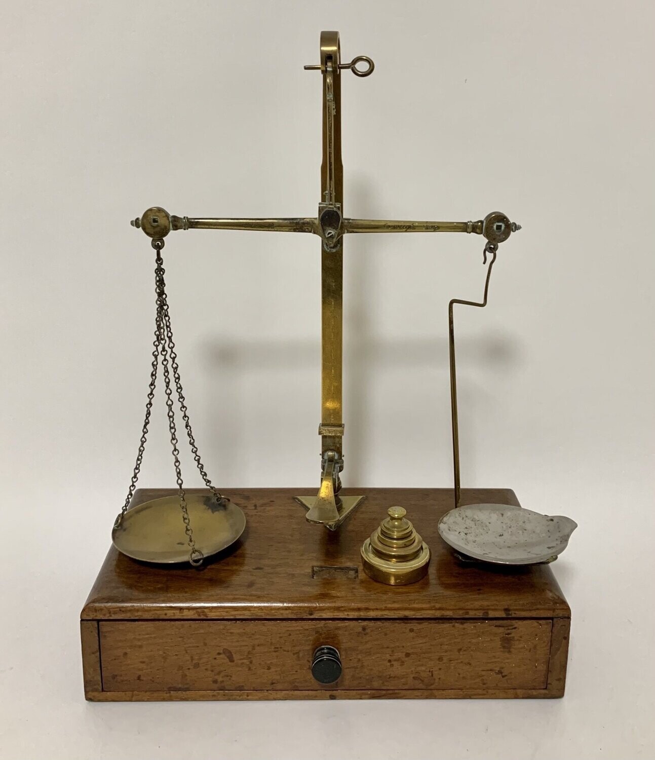 Antique Apothecary Travelling Scales
