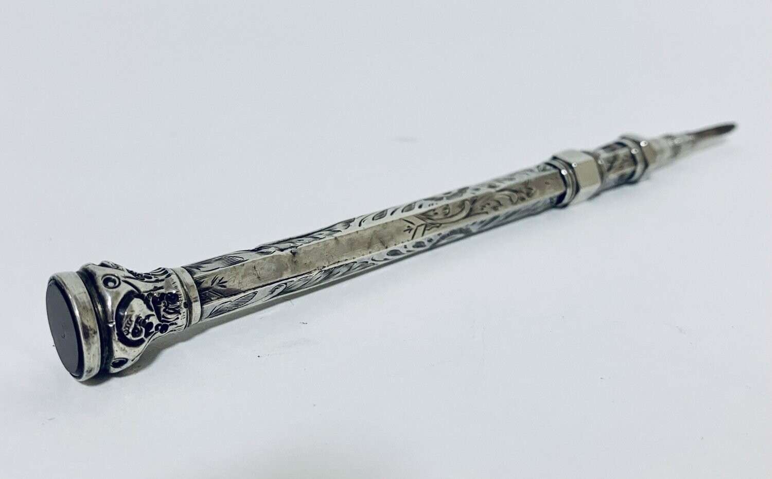 Antique Victorian Silver Propelling Pencil