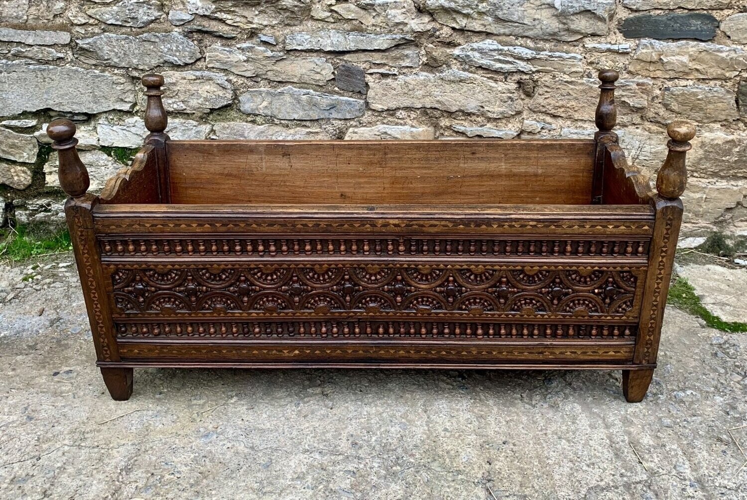 Antique Breton Cradle