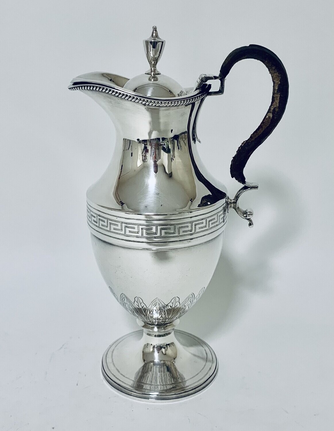 Georgian Scottish Silver Hot Water Jug