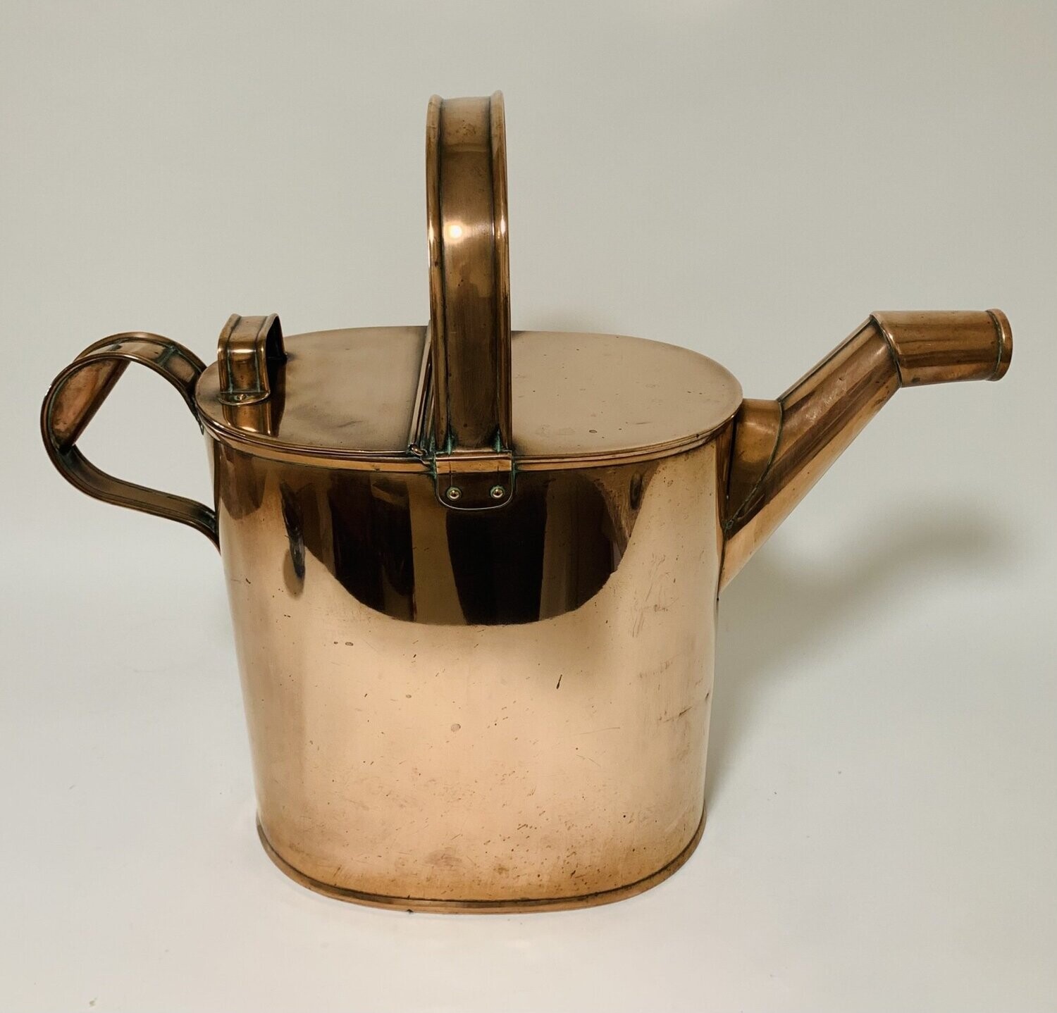 Large Antique Copper Watering Can