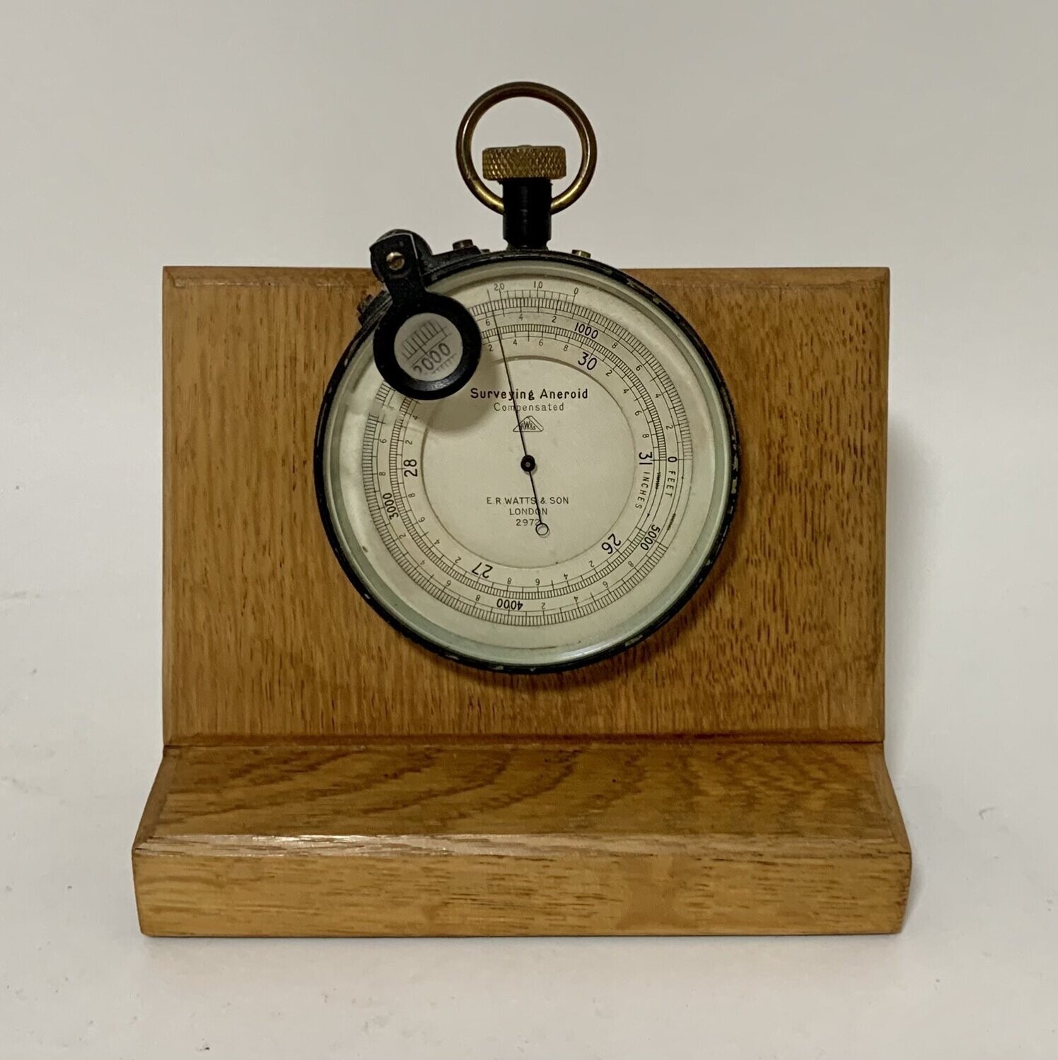​Antique Surveying Barometer by E.R.Watts