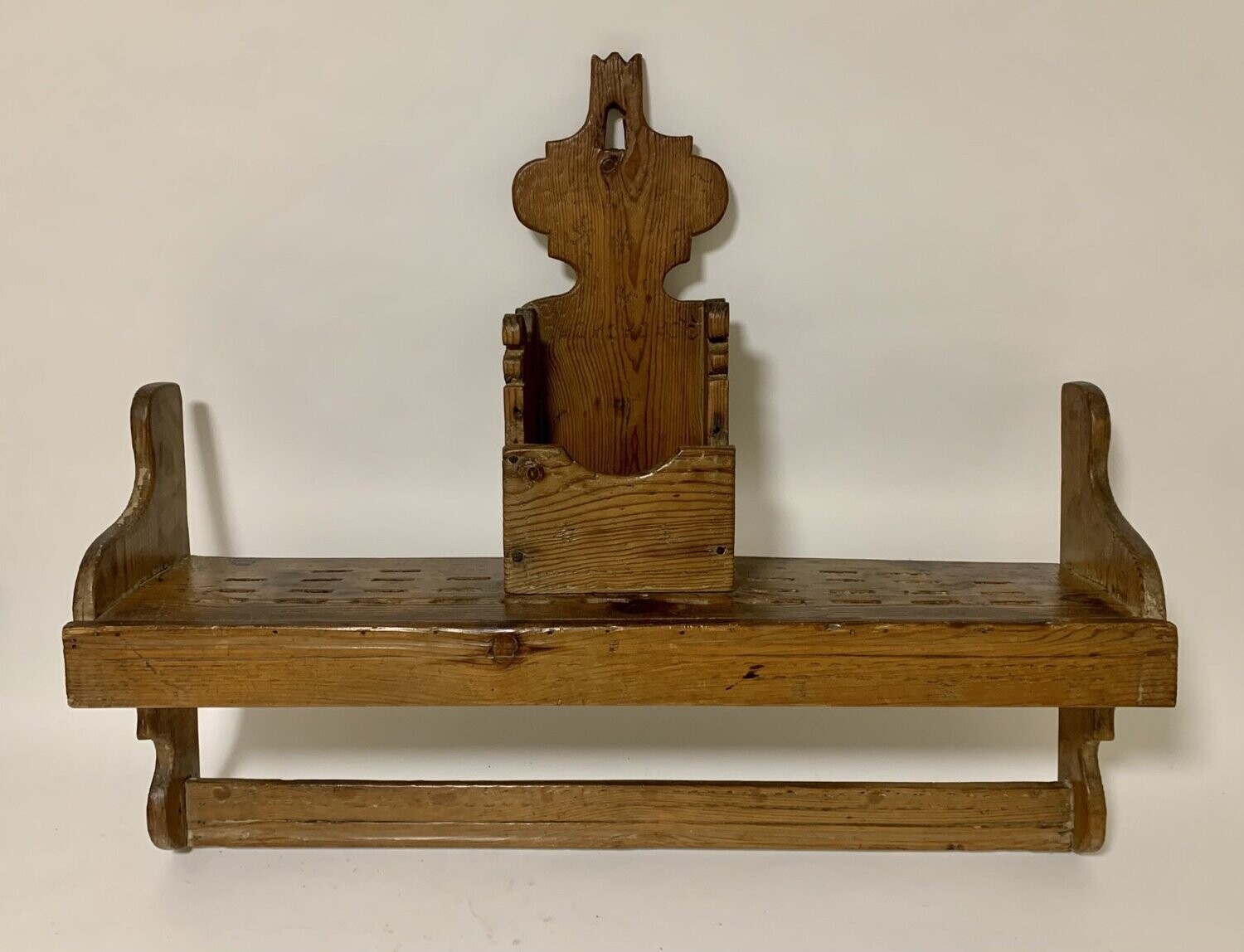 Antique Pine Spoon Rack