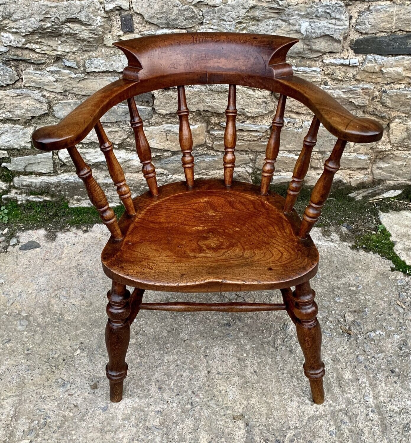 Antique Smokers Bow Armchair