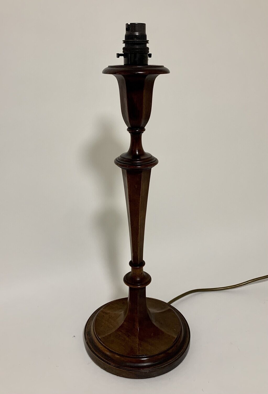 Antique Mahogany Table Lamp