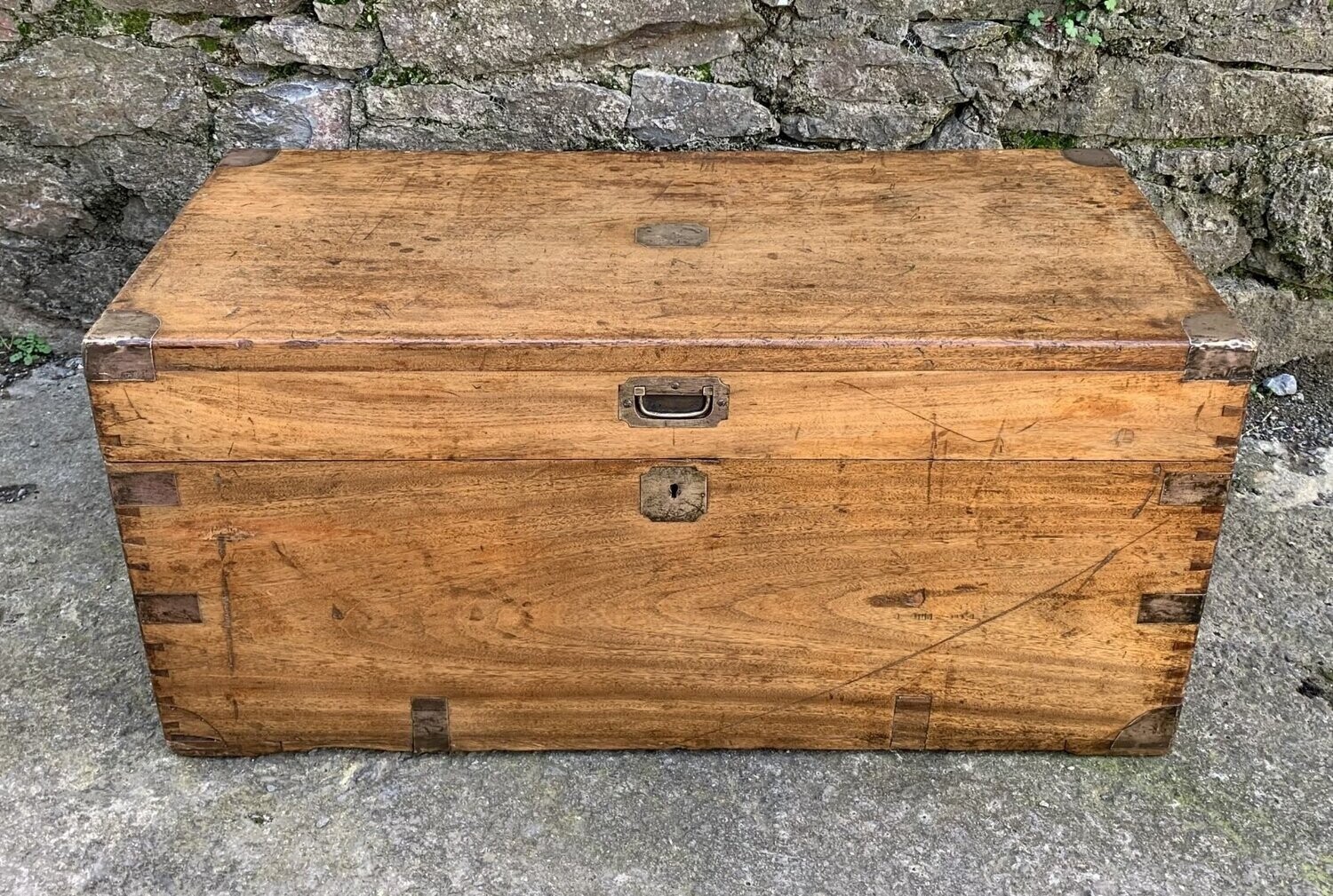 Antique Camphor Wood Trunk