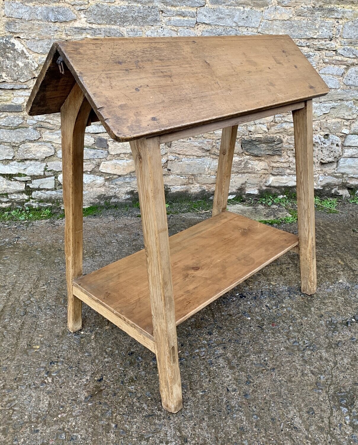 Victorian Pine Saddle Horse