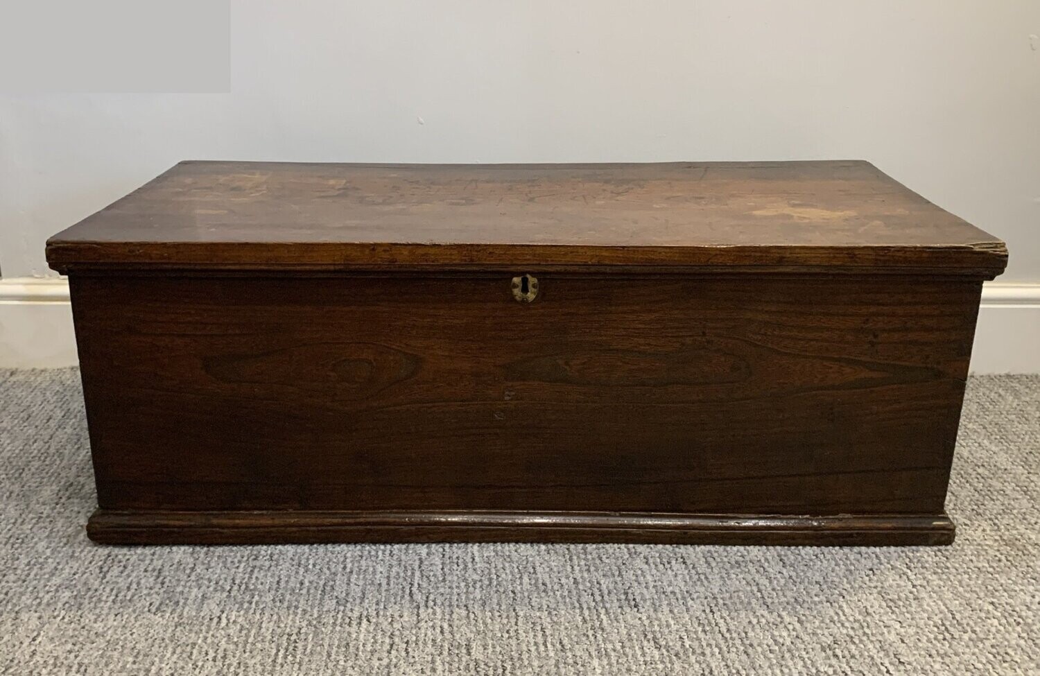 Antique Elm Blanket Box