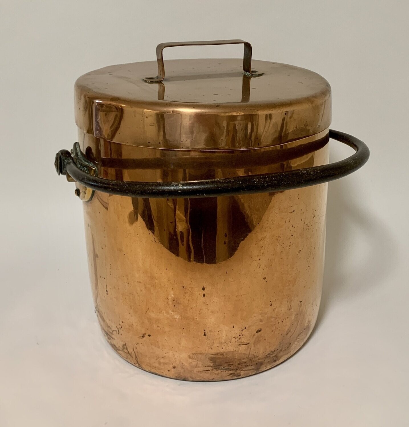 Large Antique Copper Cooking Pot
