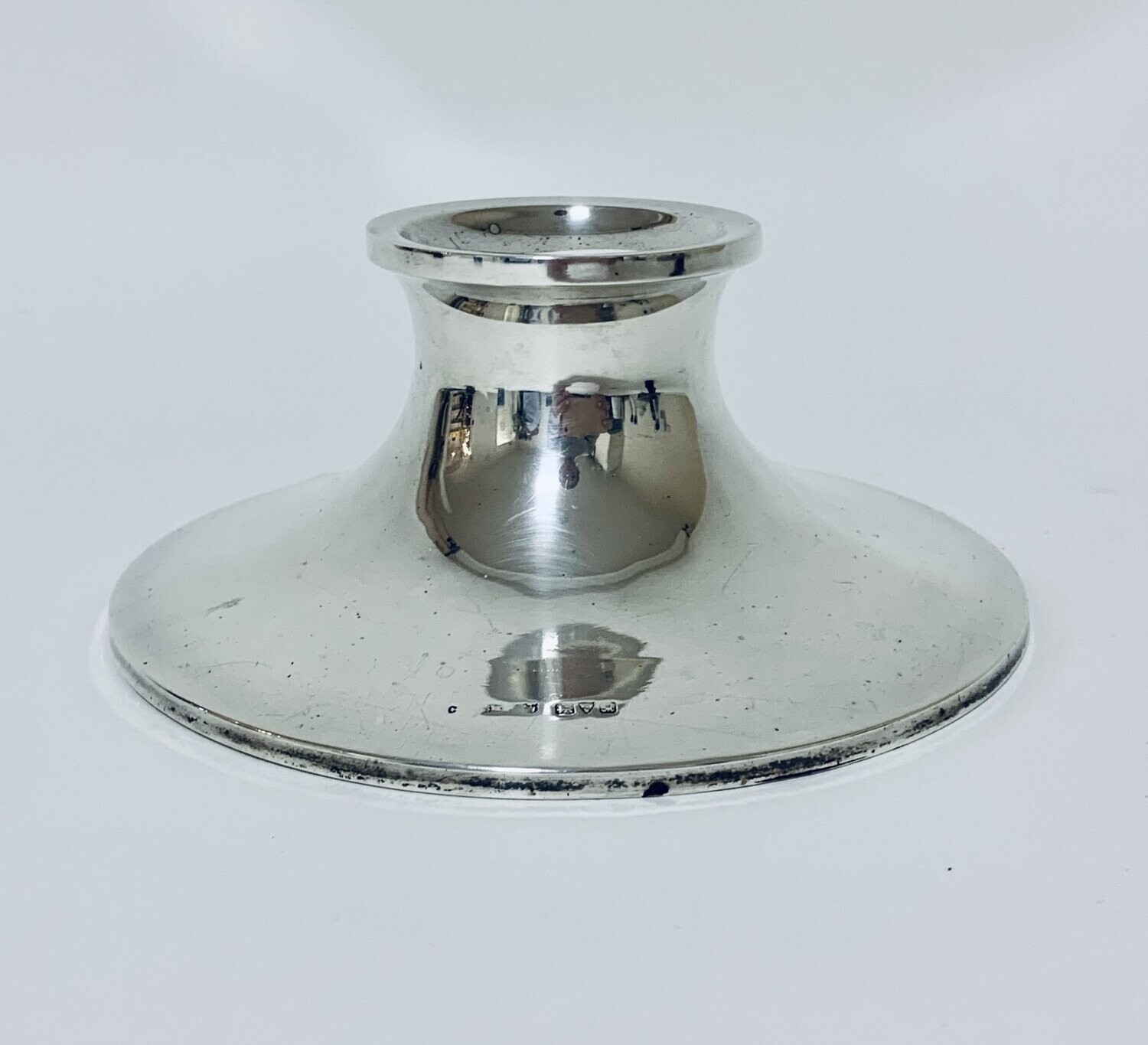 ​Antique Silver Capstan Inkwell