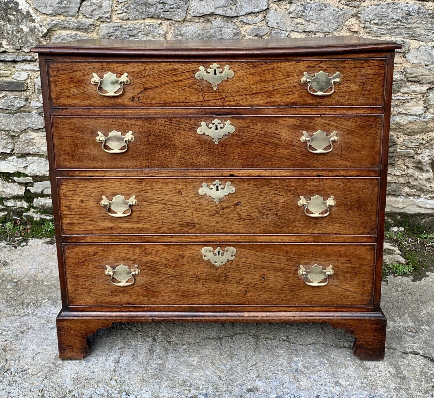 Georgian Elm Chest of Drawers