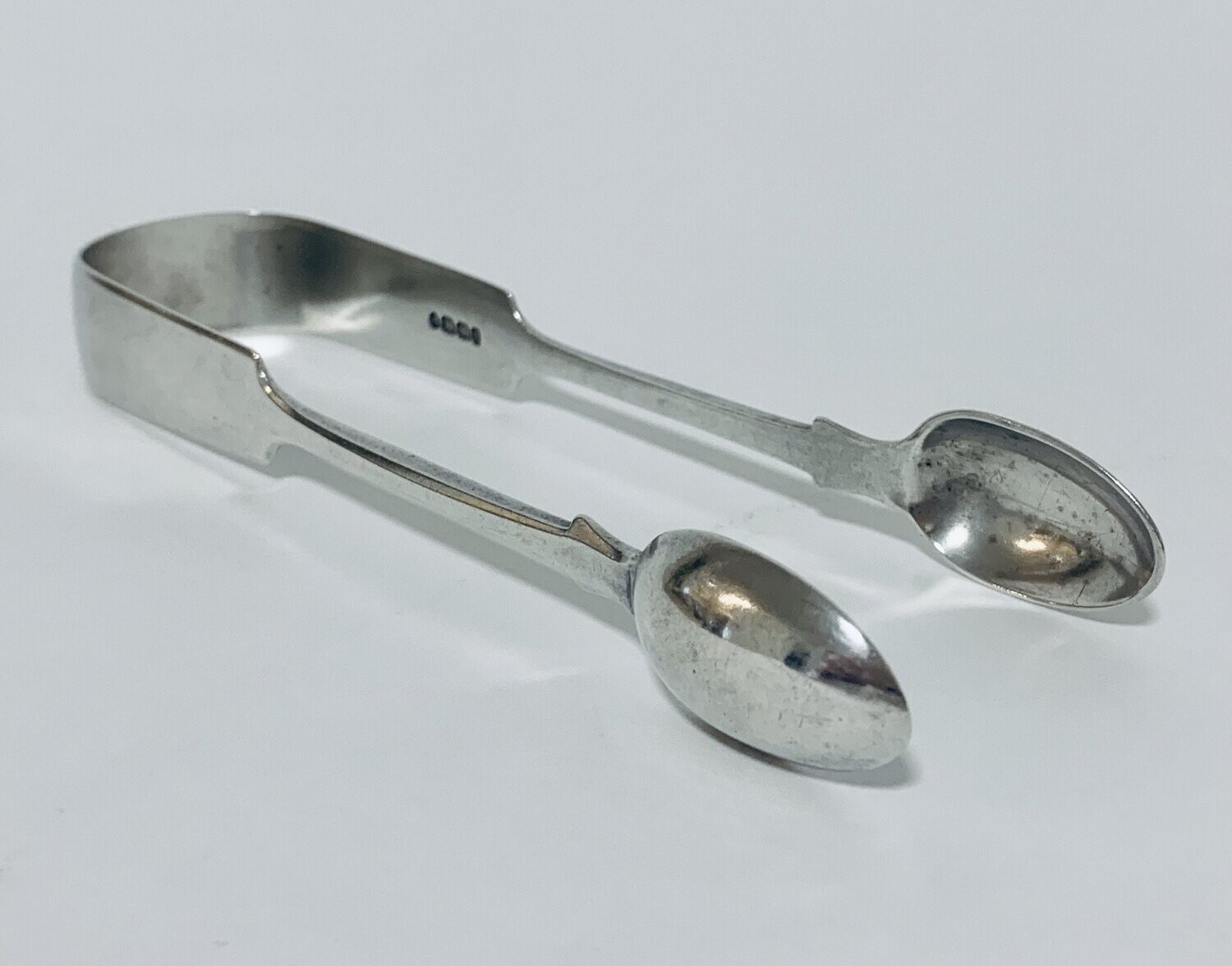 Victorian Exeter Silver Sugar Tongs