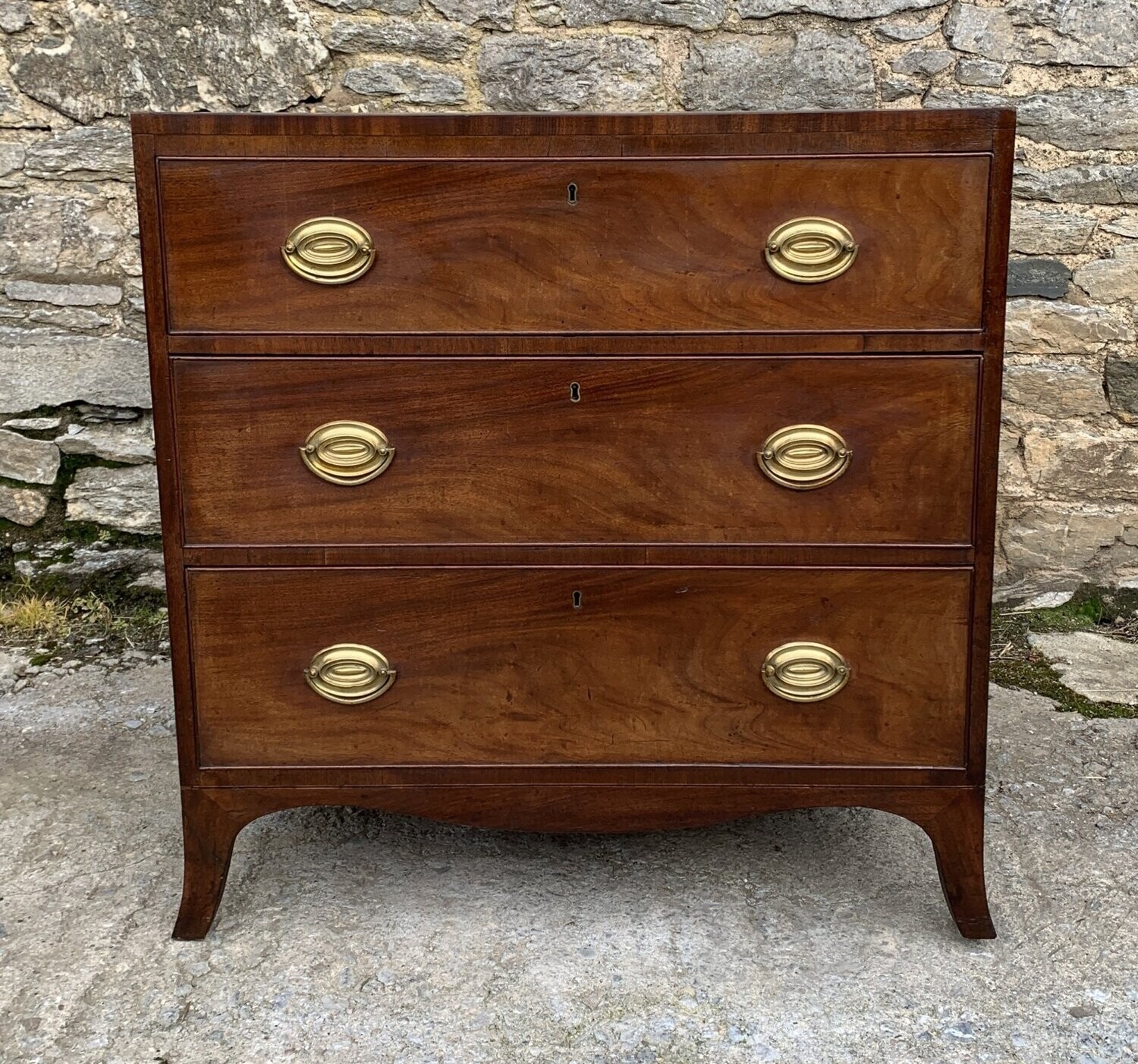 Small Regency Mahogany Chest of Drawers