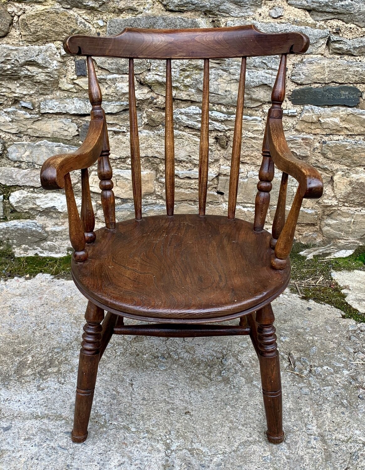 Antique Penny Carver Chair
