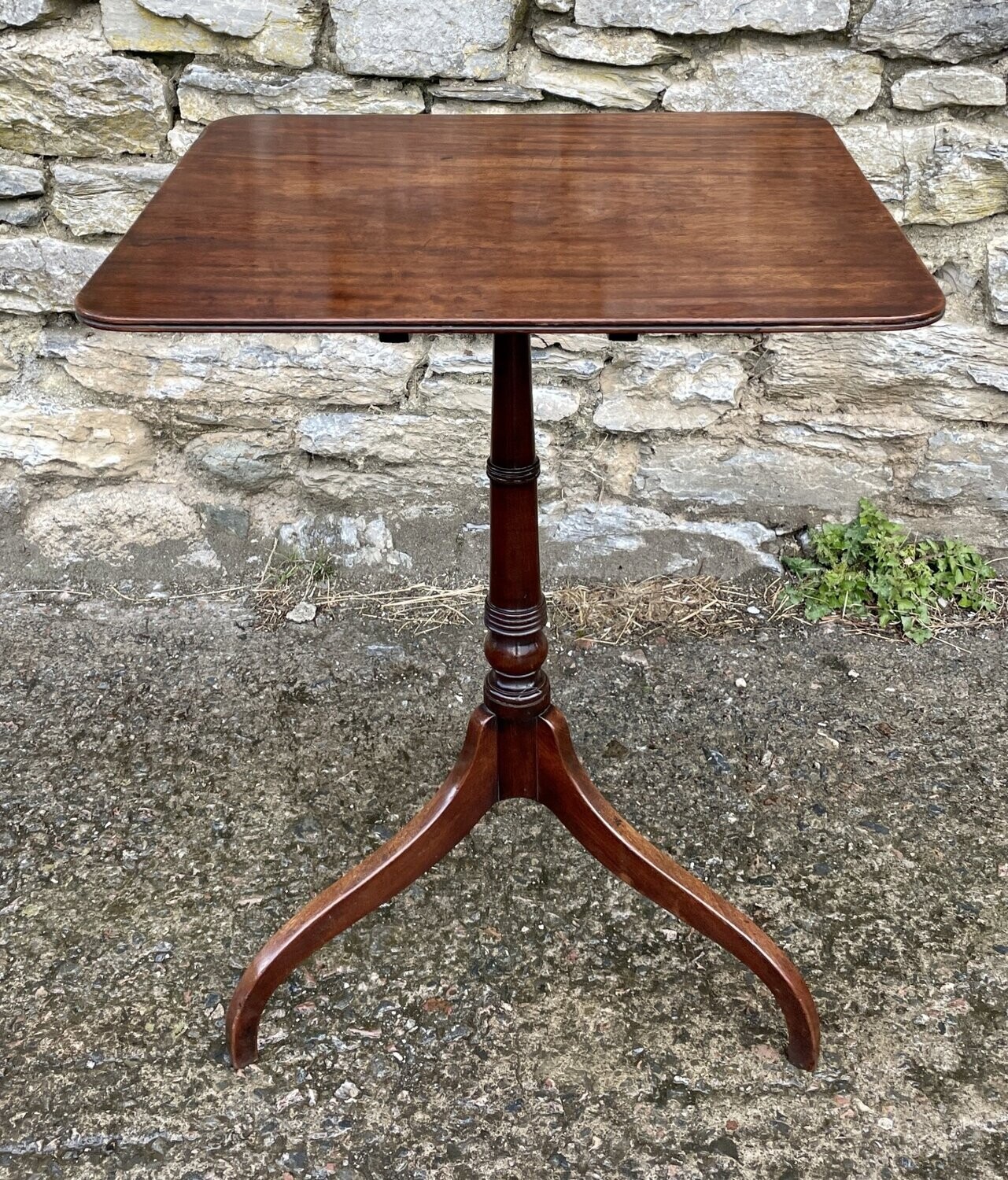 Regency Mahogany Tilt Top Wine Table
