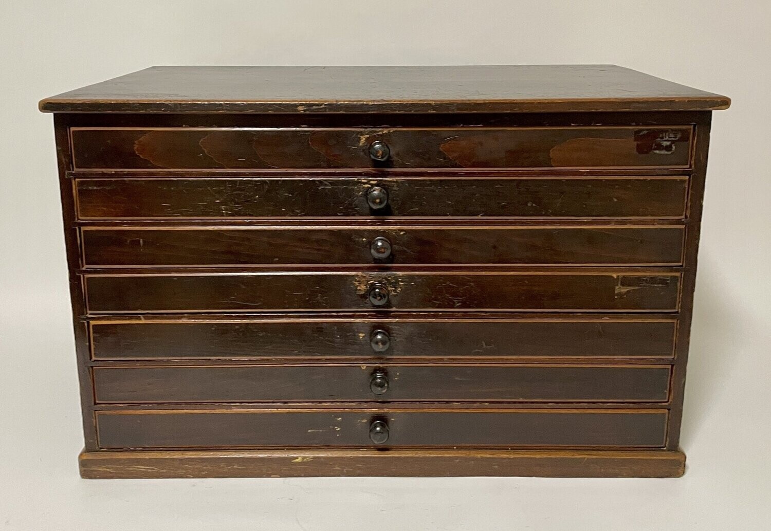 Antique Bank of Drawers