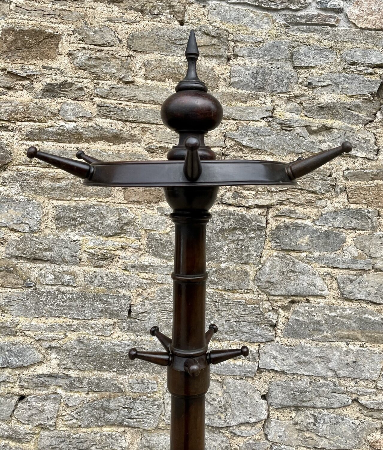 Antique Revolving Hat and Coat Stand