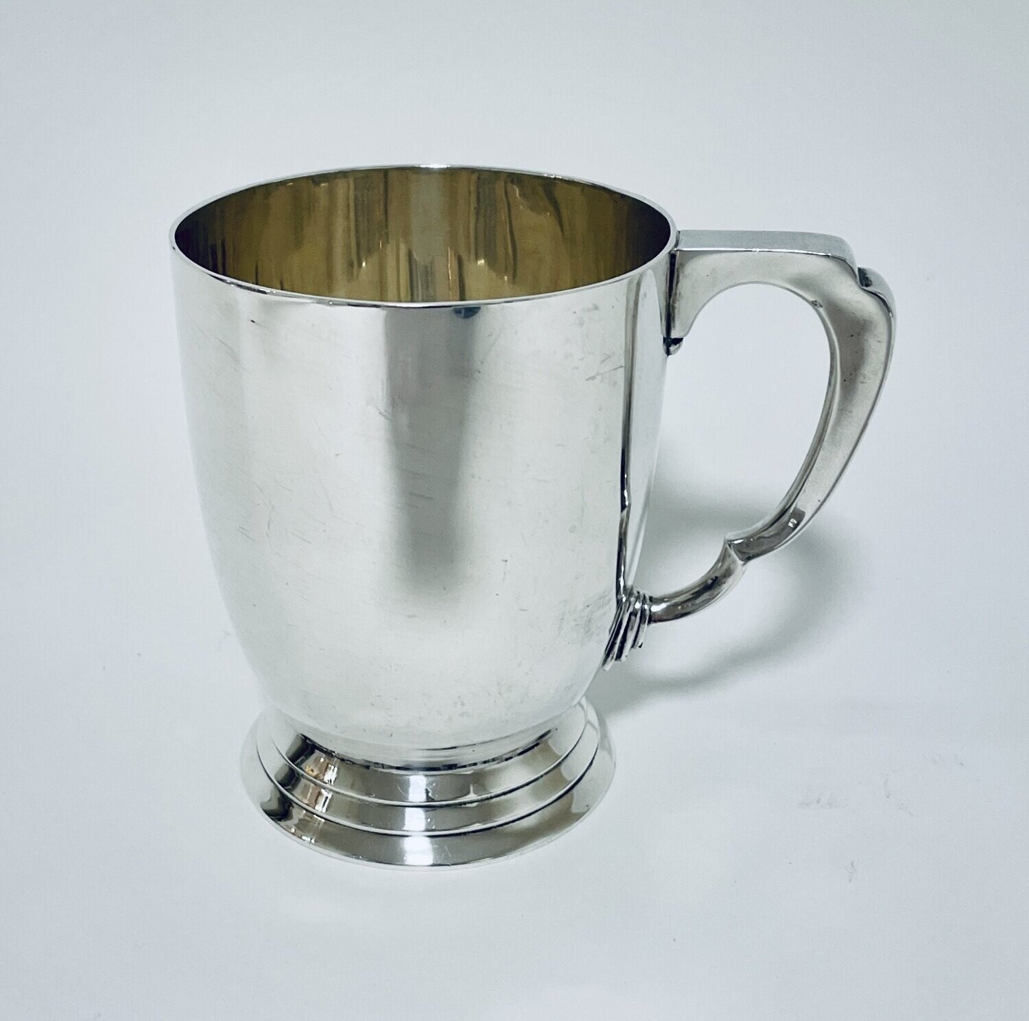 Antique Solid Sterling Silver Tankard