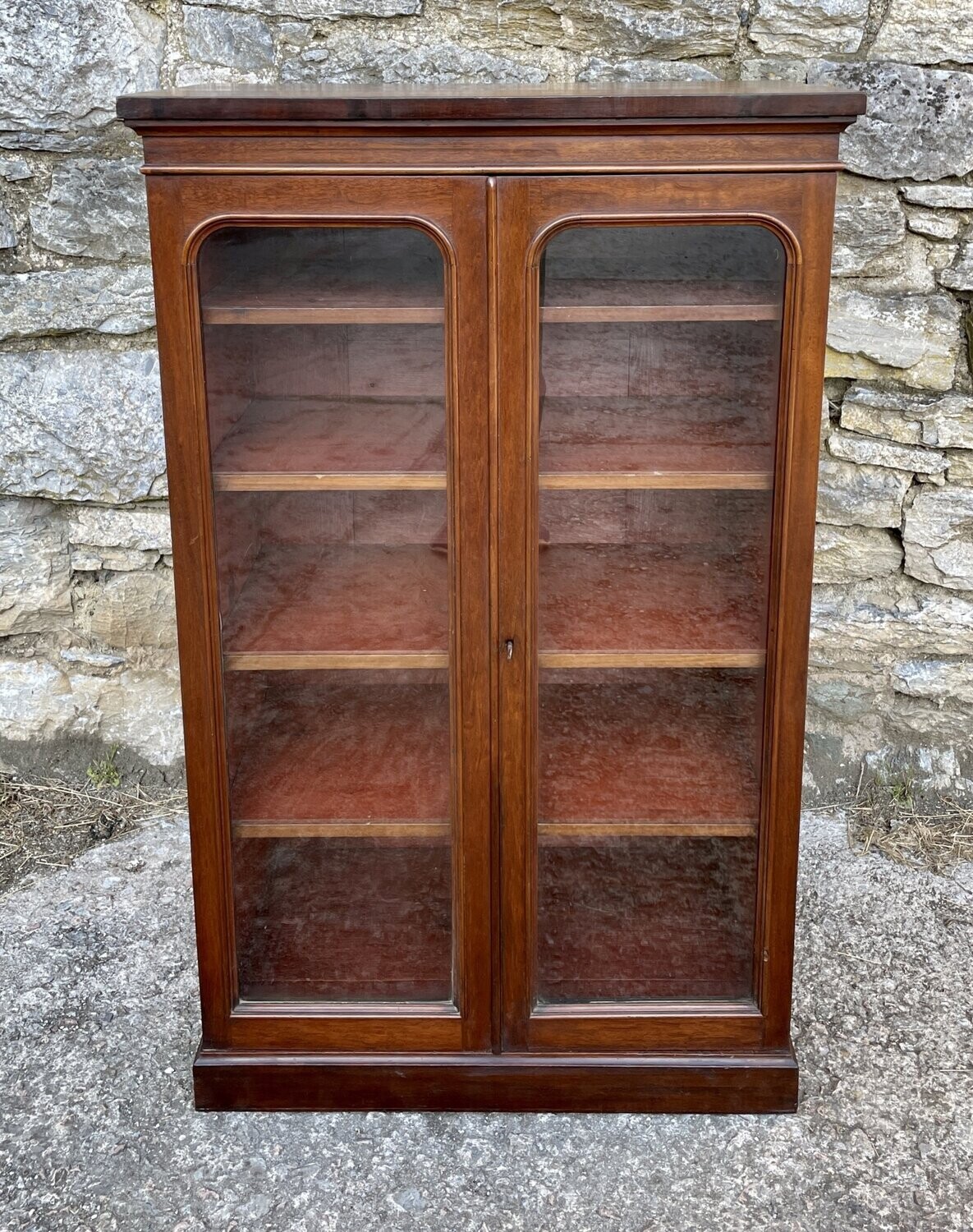 Antique Mahogany Glazed Cabinet