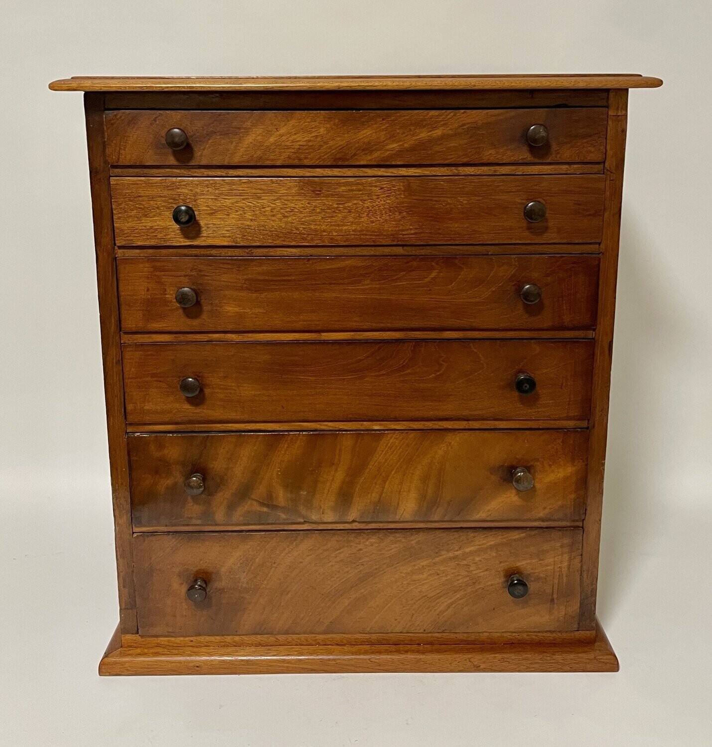 Antique Walnut Specimen Collectors Cabinet