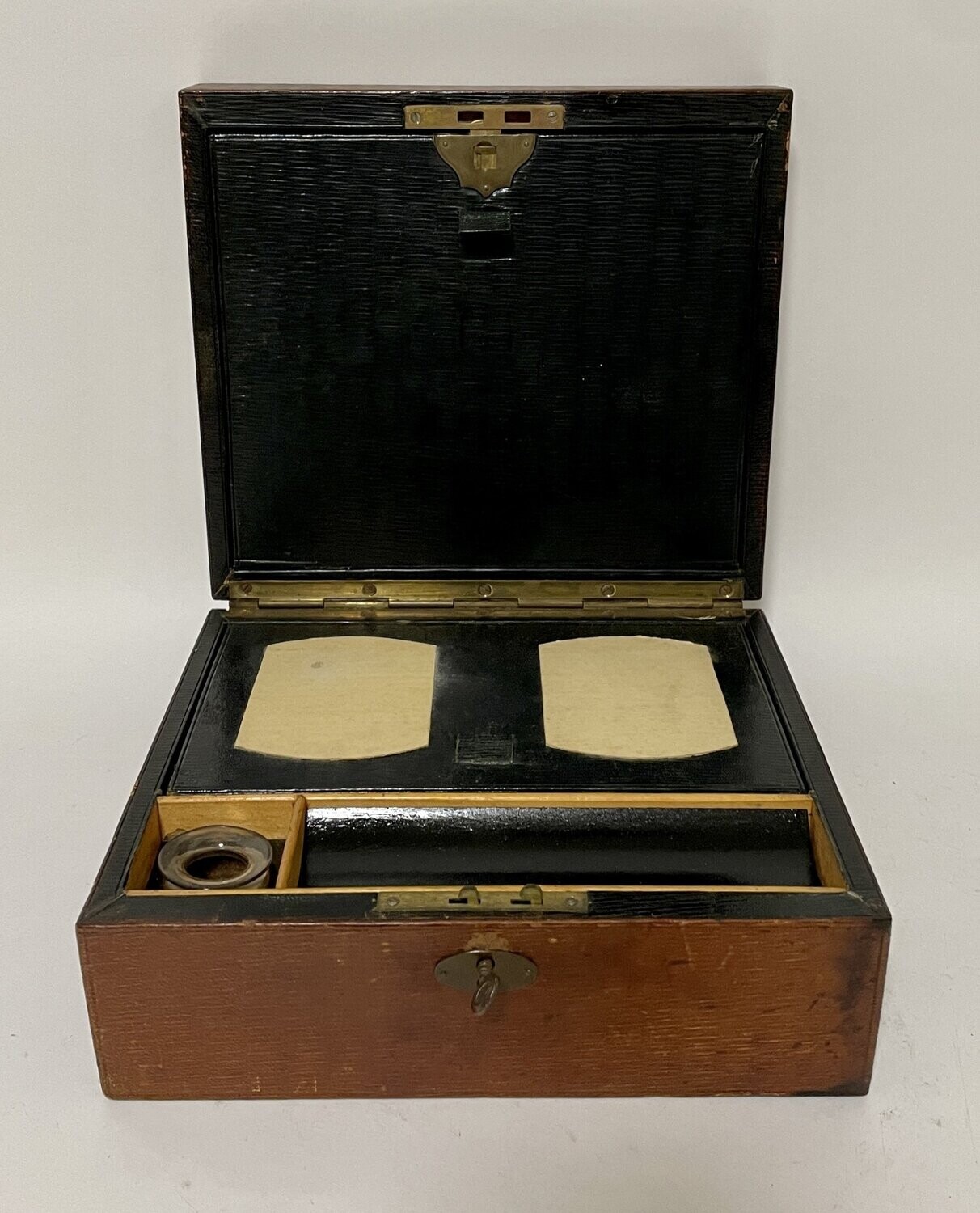 Victorian Leather Writing Slope Box