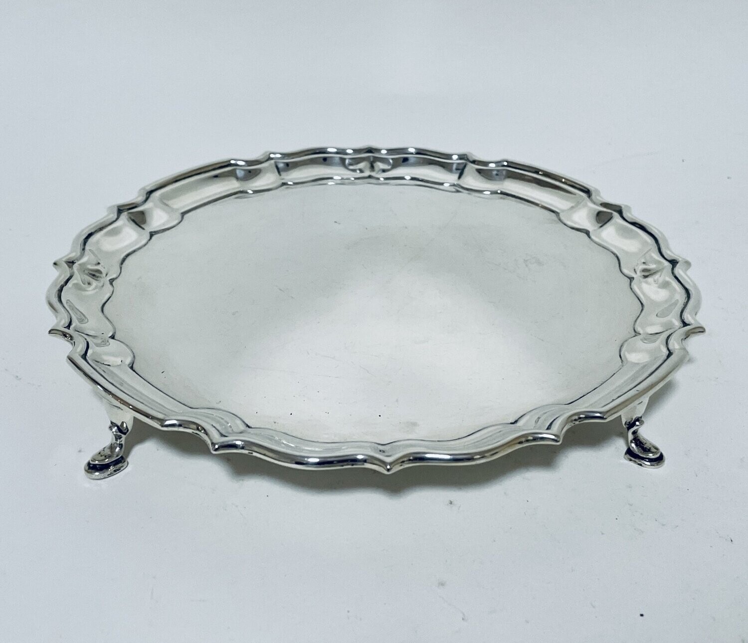 Antique Solid Sterling Silver Salver