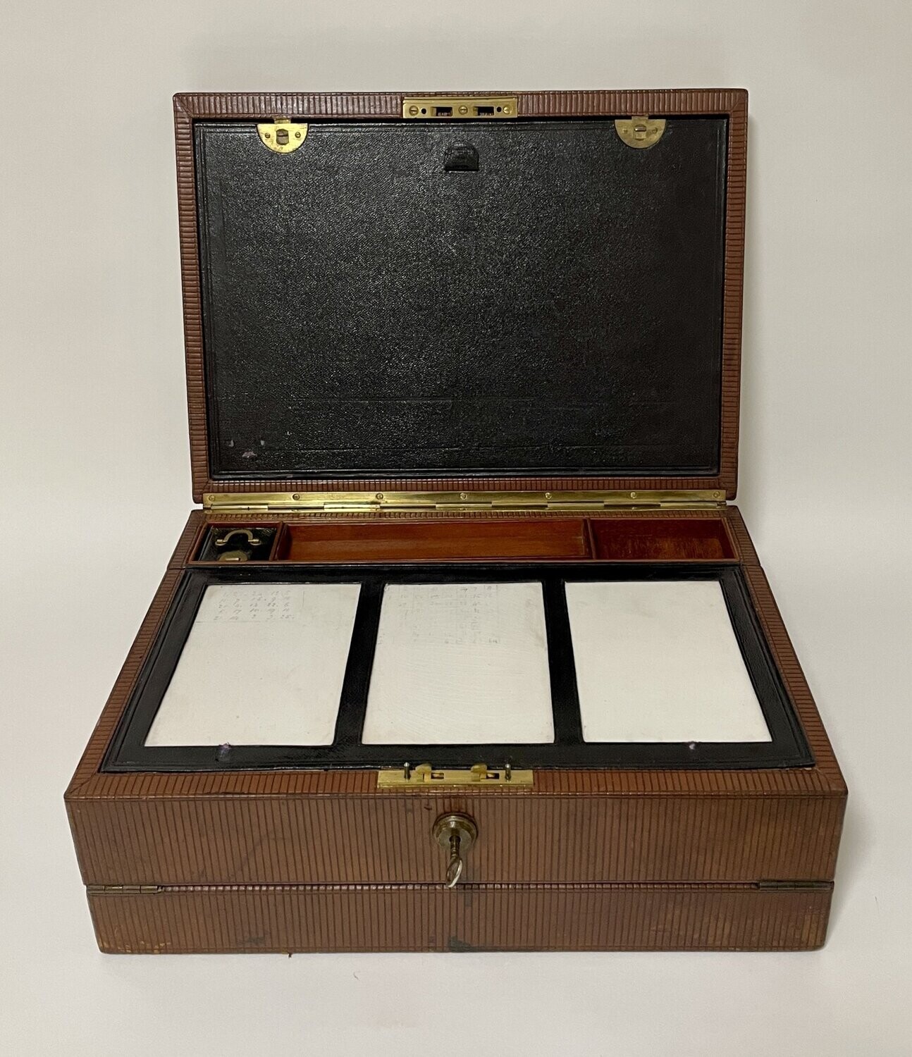 Victorian Leather Writing Box