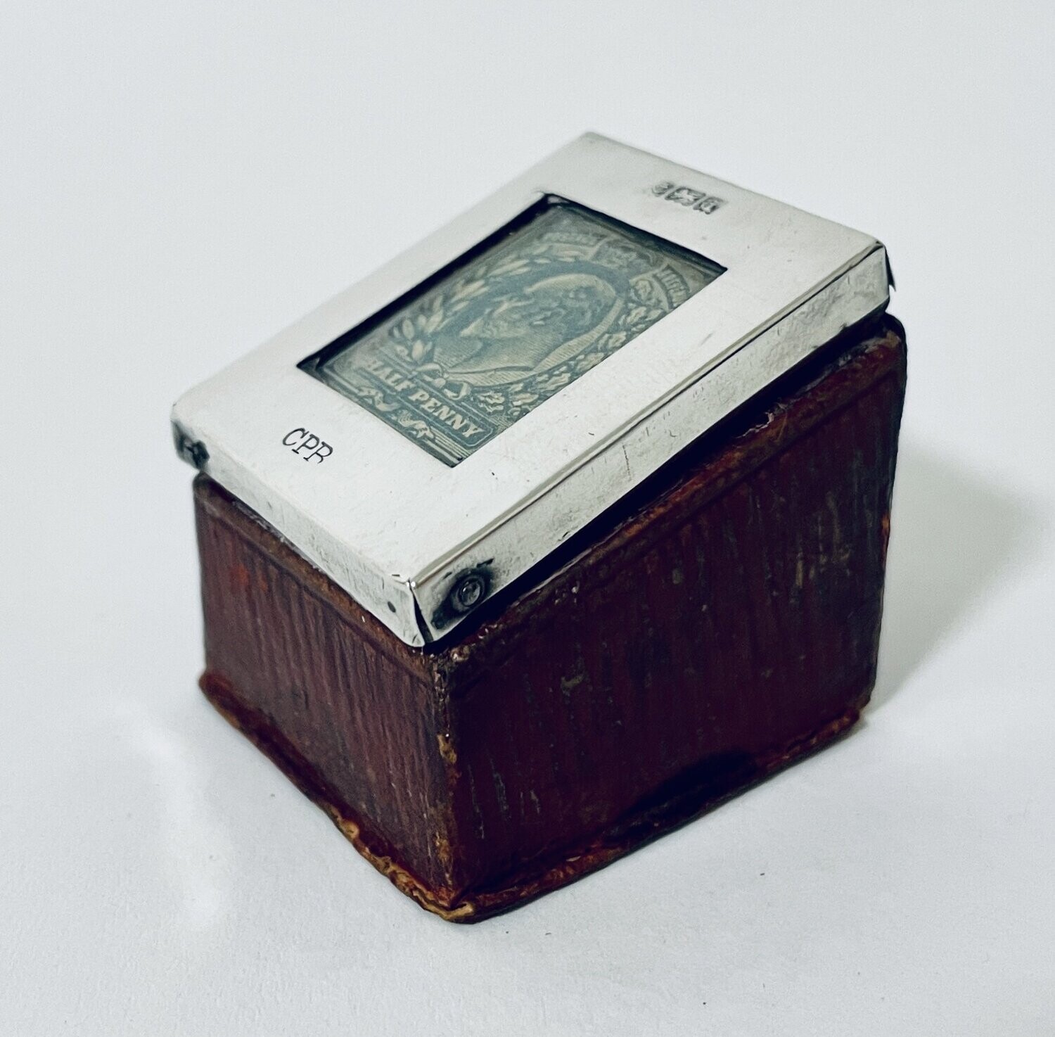 Victorian Silver Stamp Box