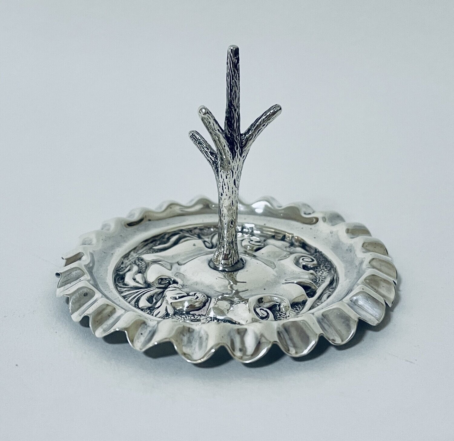Antique Silver Ring Tree