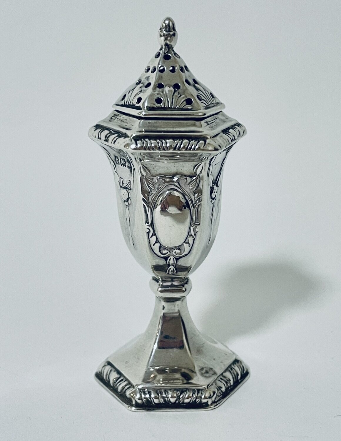 Antique Silver Pepper Pot