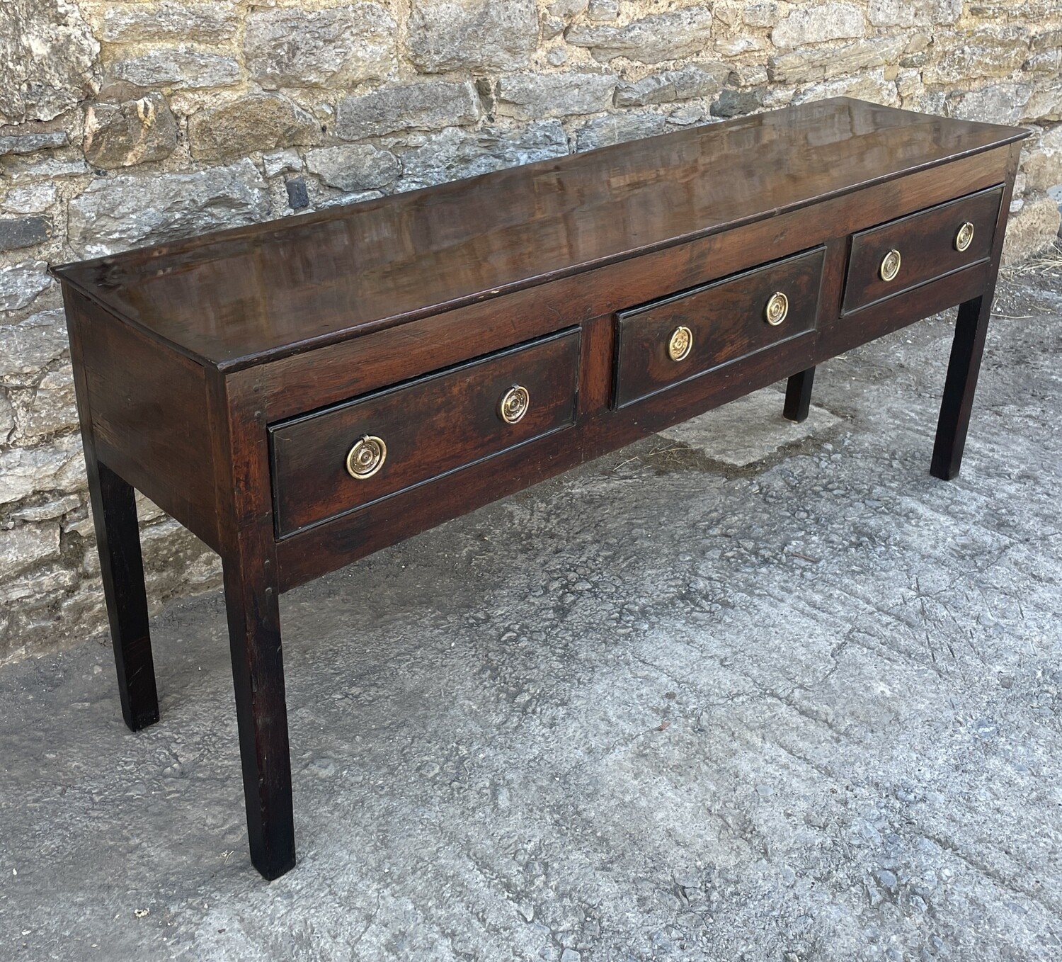 Georgian Oak Dresser Base