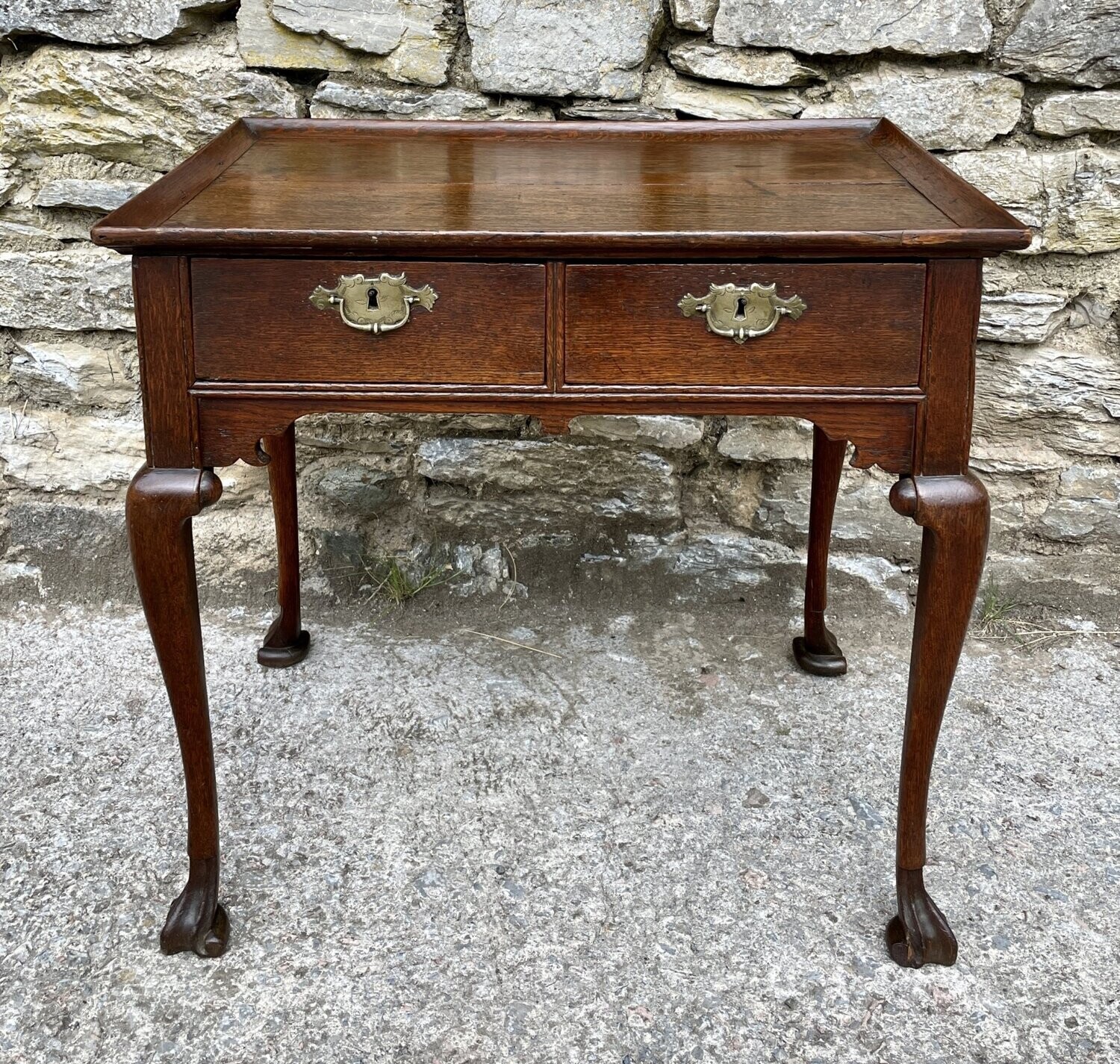 18th Century Oak Silver Table