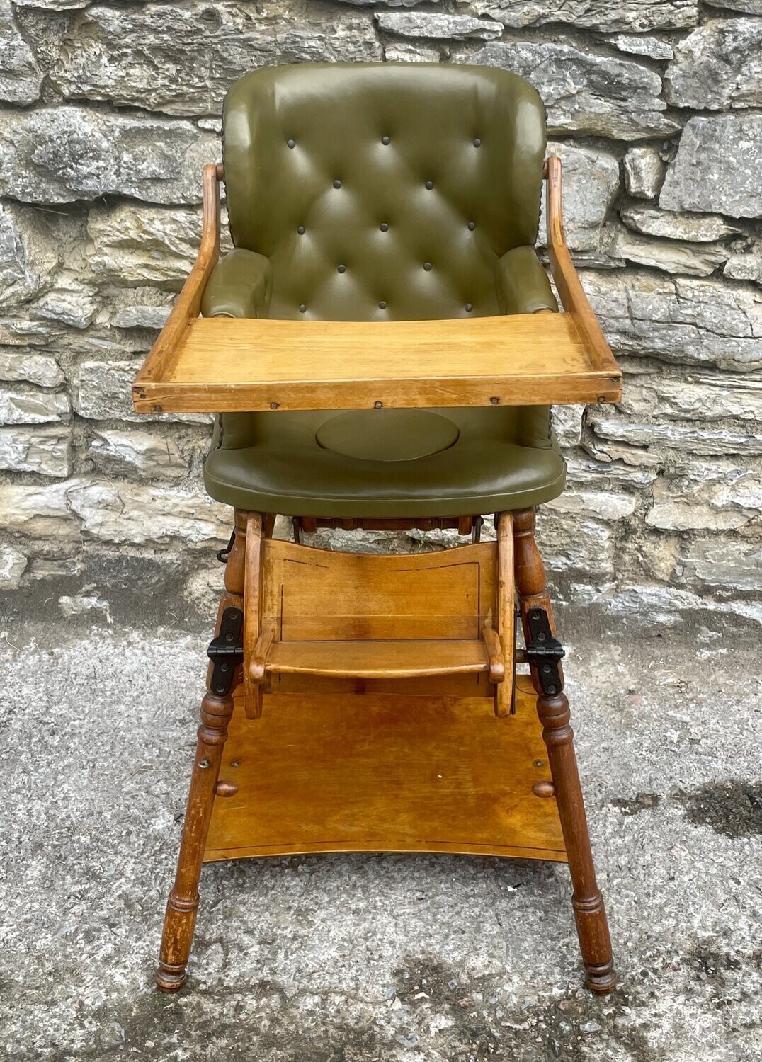 Antique Metamorphic High Chair