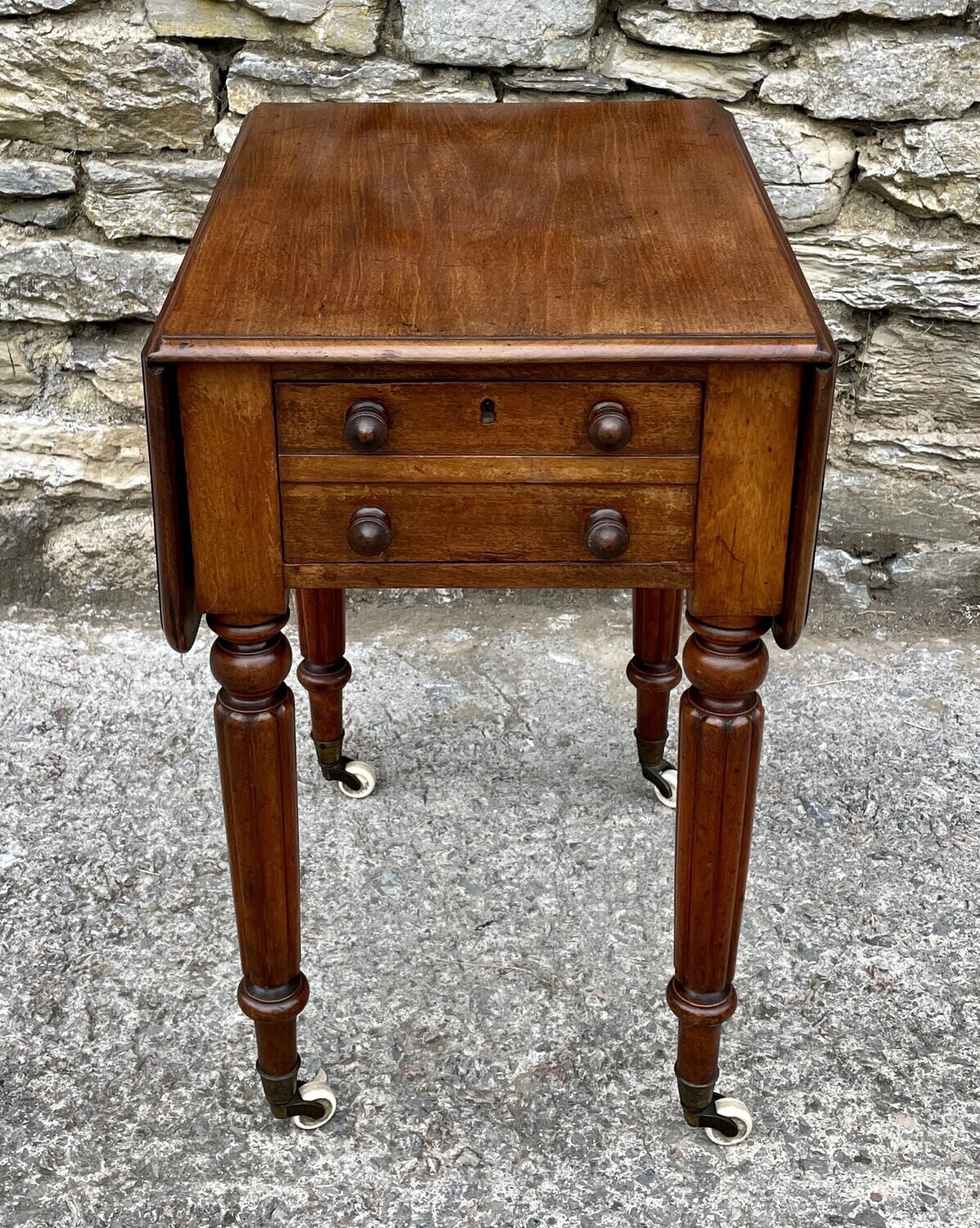 Victorian Mahogany Drop Flap Work Table