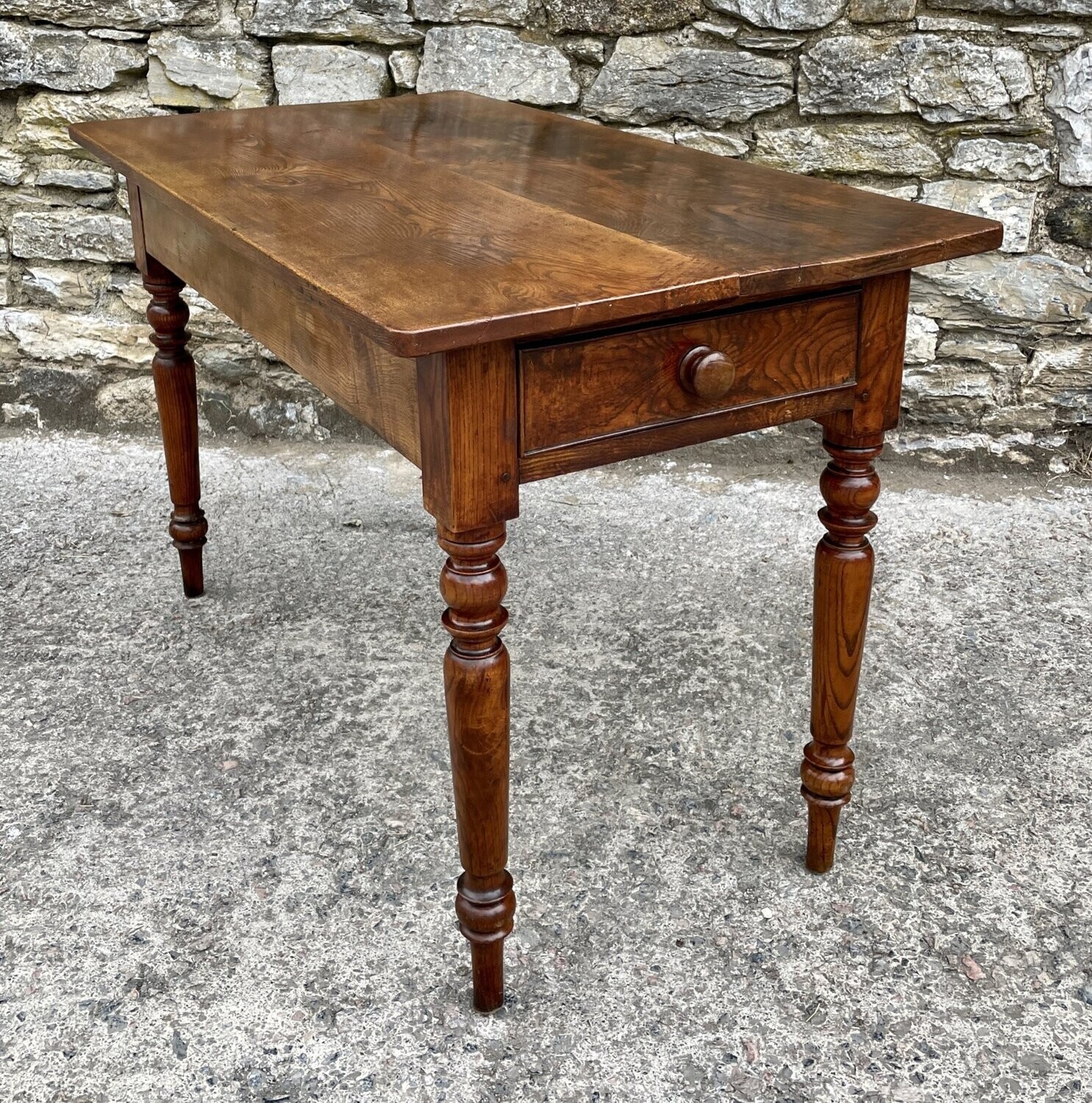 Victorian Twin Plank Ash Farmhouse Table