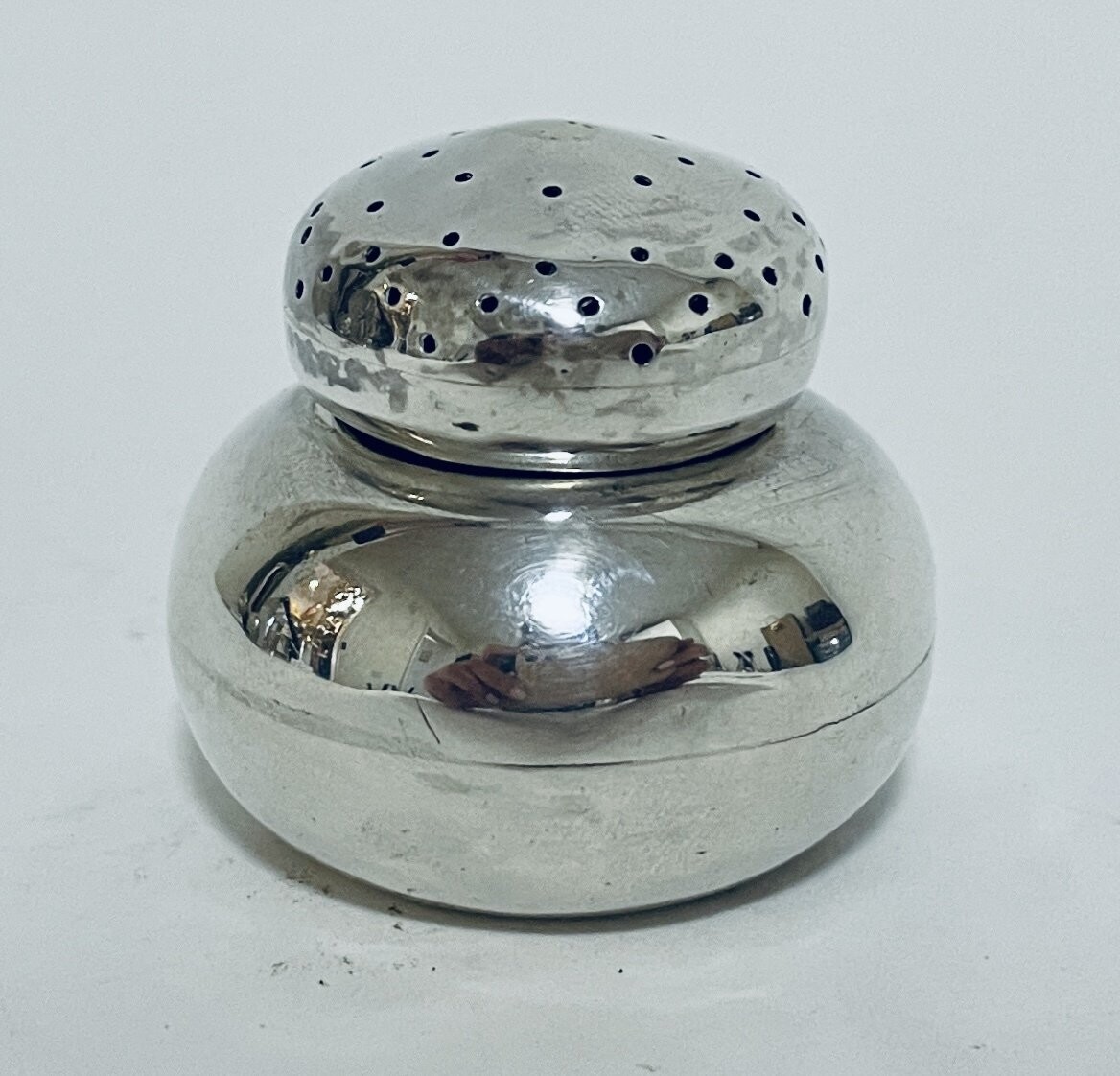 Small Antique Novelty Silver Pepper Pot