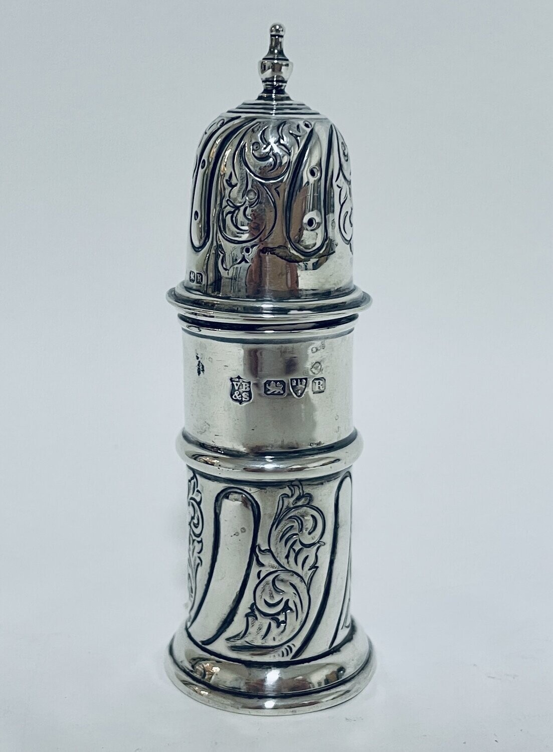 Victorian Silver Pepper Pot Chester