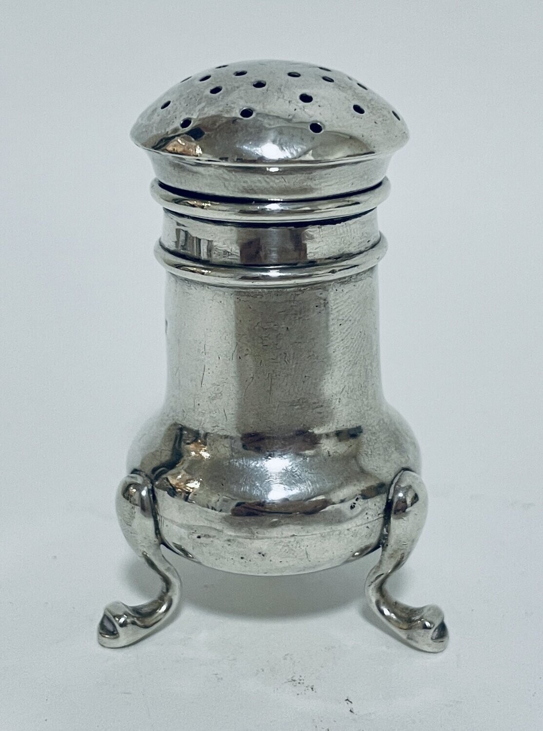 Antique Solid Silver Pepper Pot