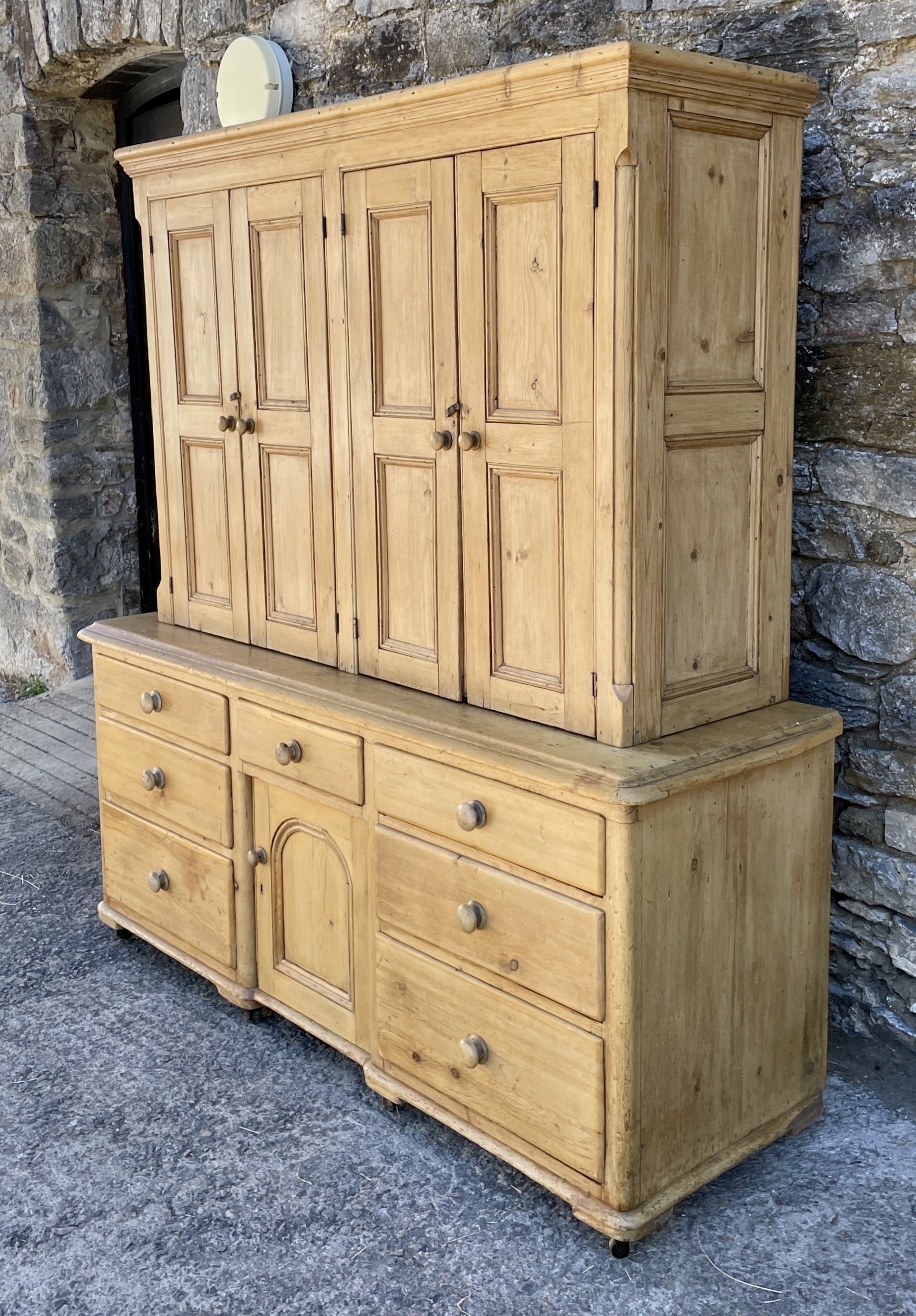 Victorian Pine Housekeepers' Cupboard