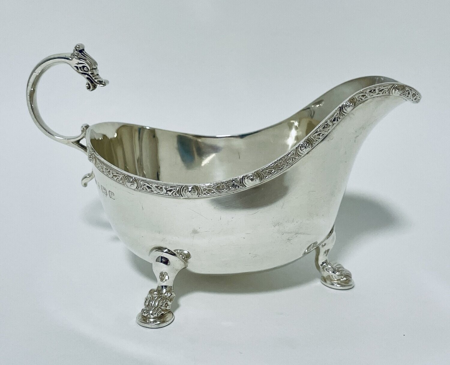 Antique Scottish Silver Sauce Boat