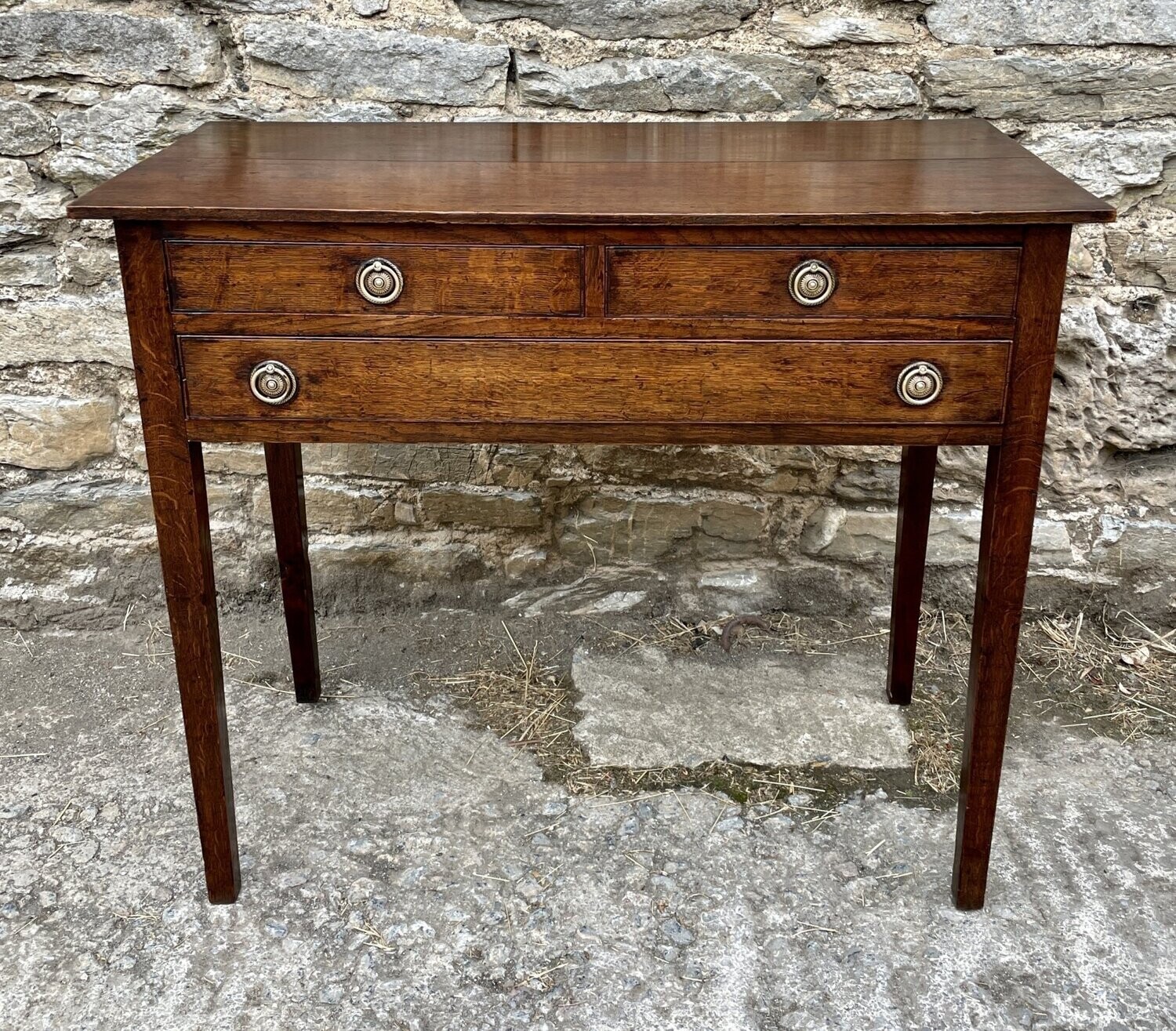 Georgian Oak Side Table
