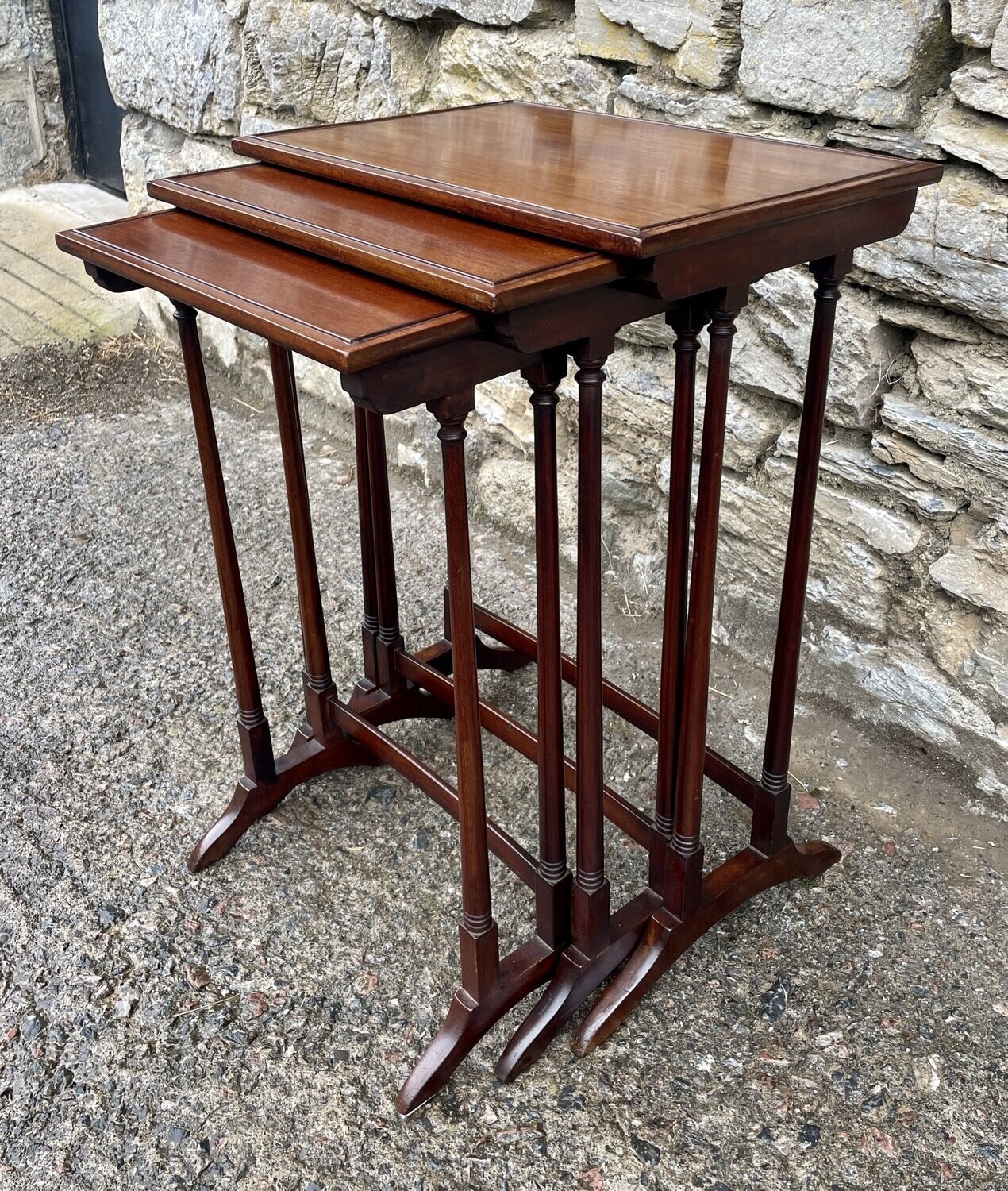 Edwardian Mahogany Nest of Tables