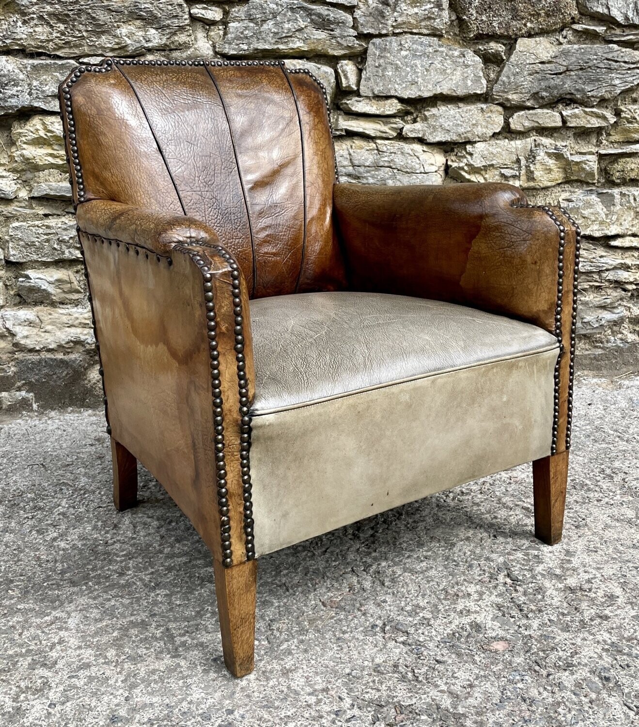 Antique Leather Club Chair