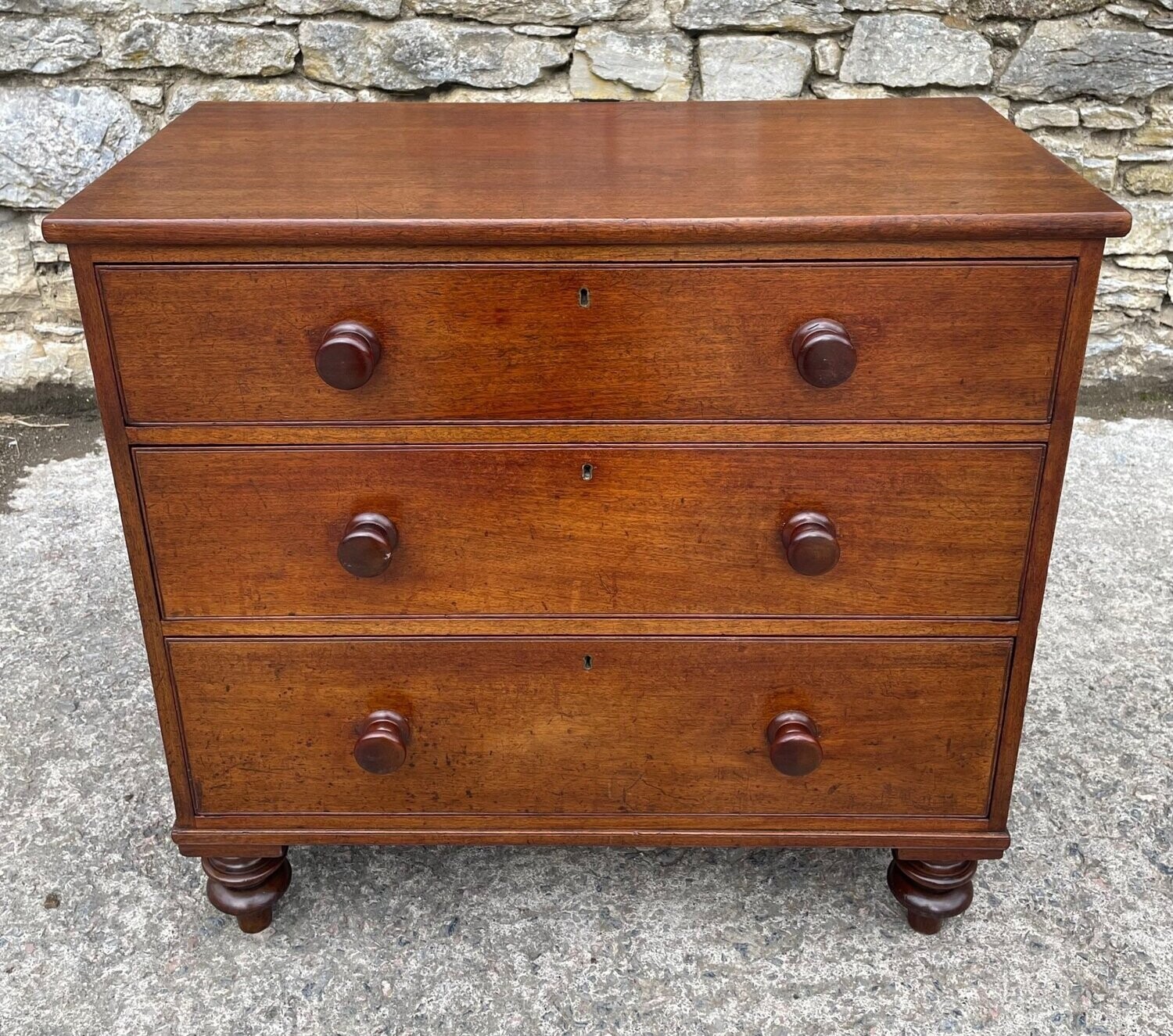 Small Victorian Mahogany Chest of Drawers