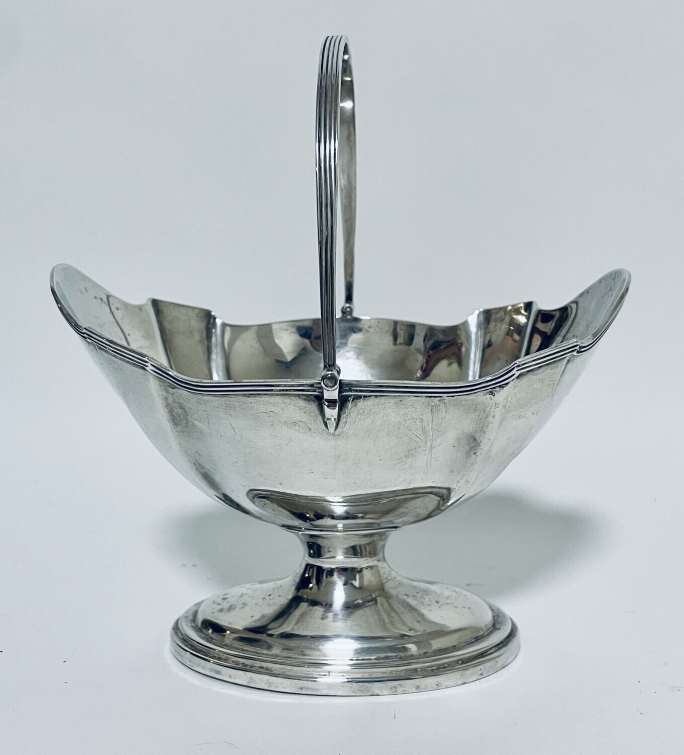 Antique Silver Sugar Basket