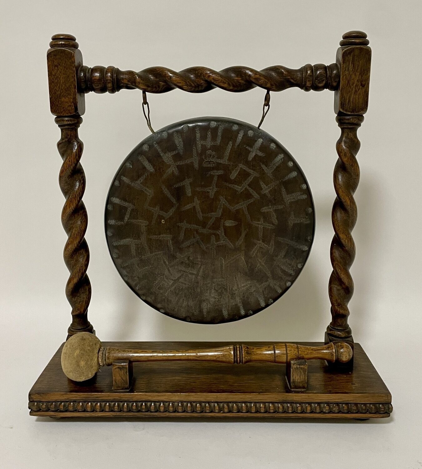 Antique Burmese Brass Table Gong