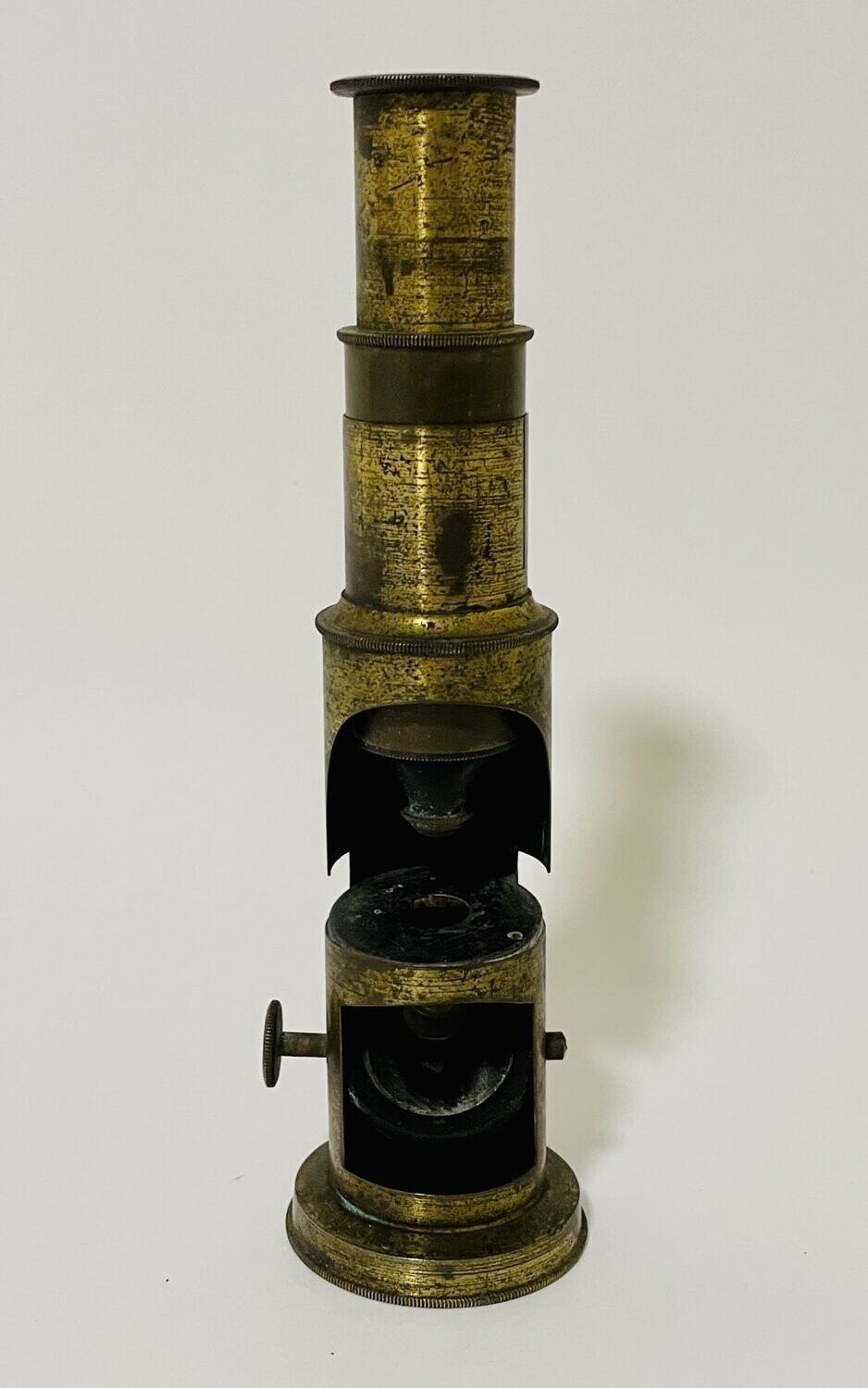 Antique Brass Student Microscope